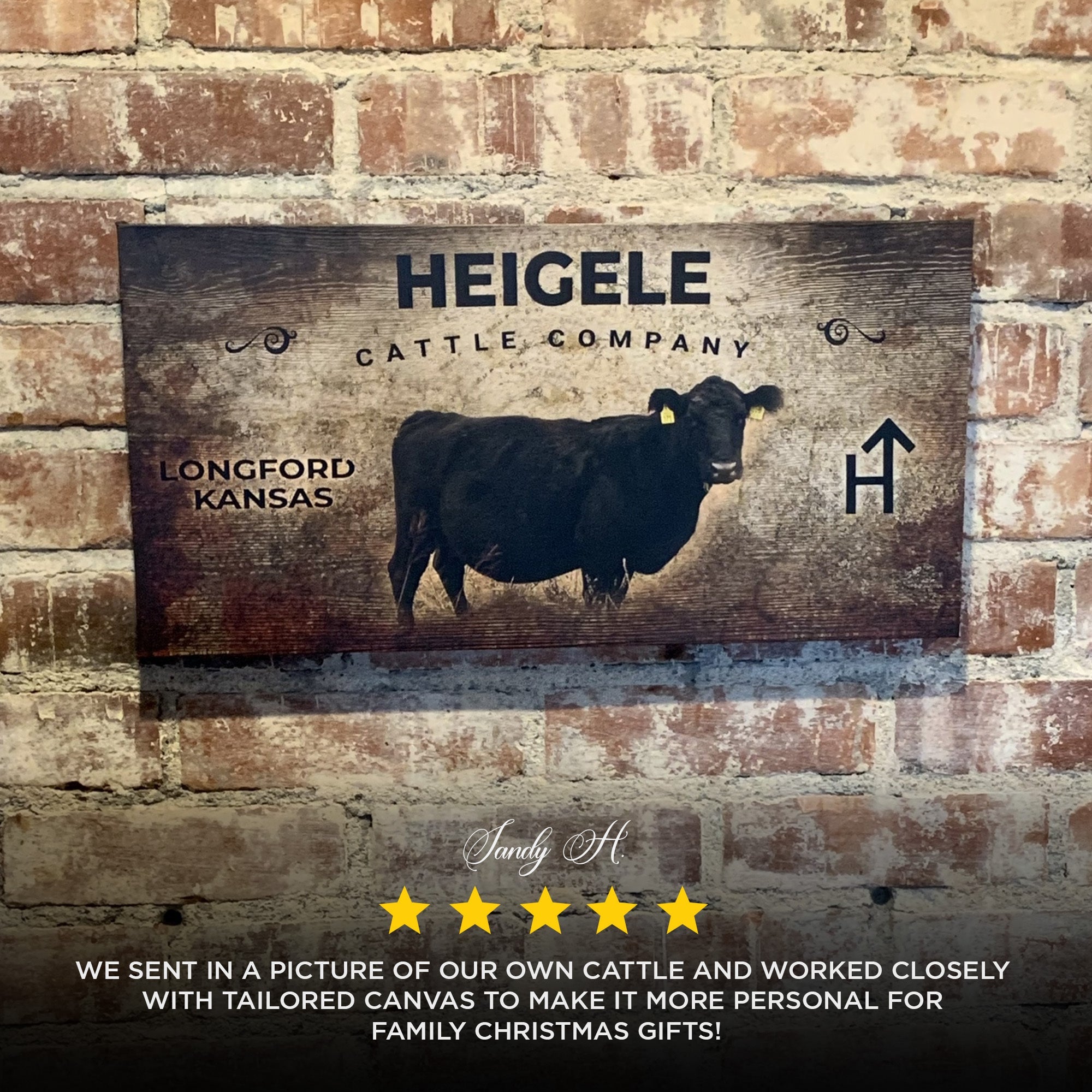 Cattle Company Sign on sale at MyriadMart