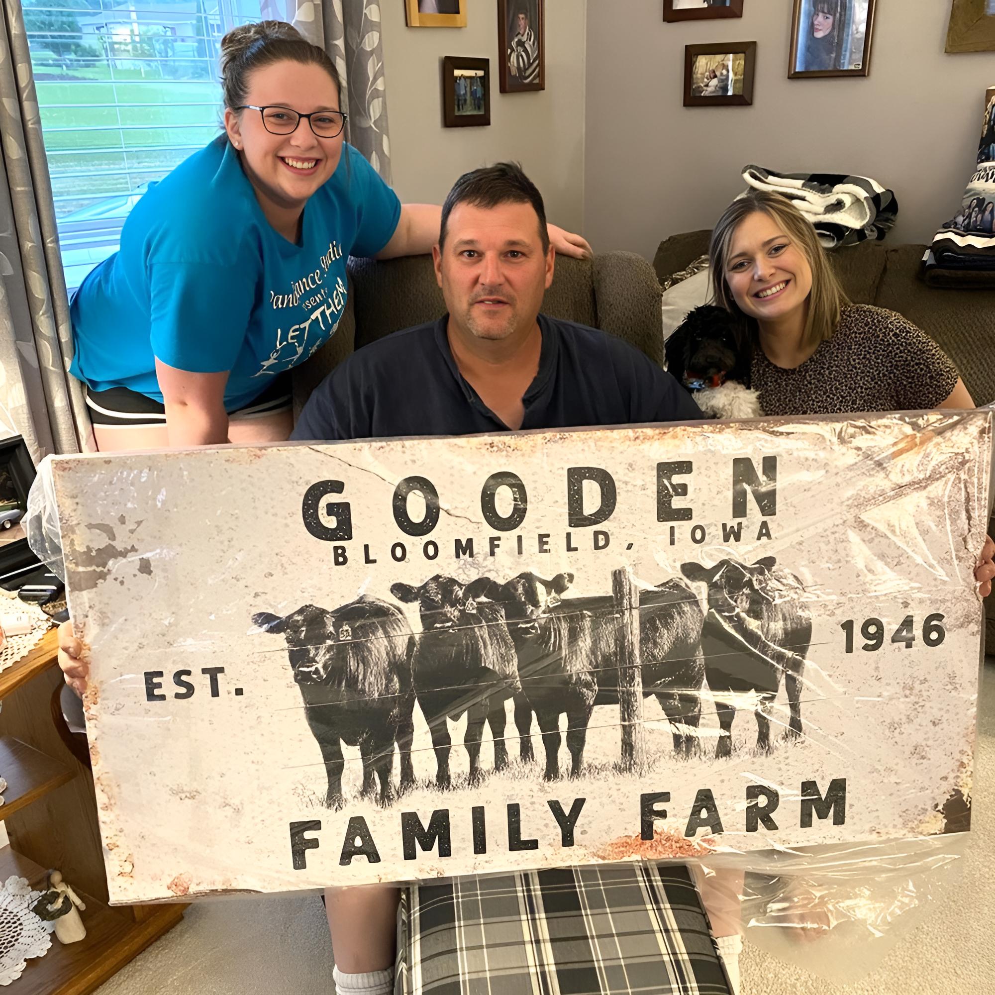 Cattle Ranch Rustic Sign on sale at MyriadMart