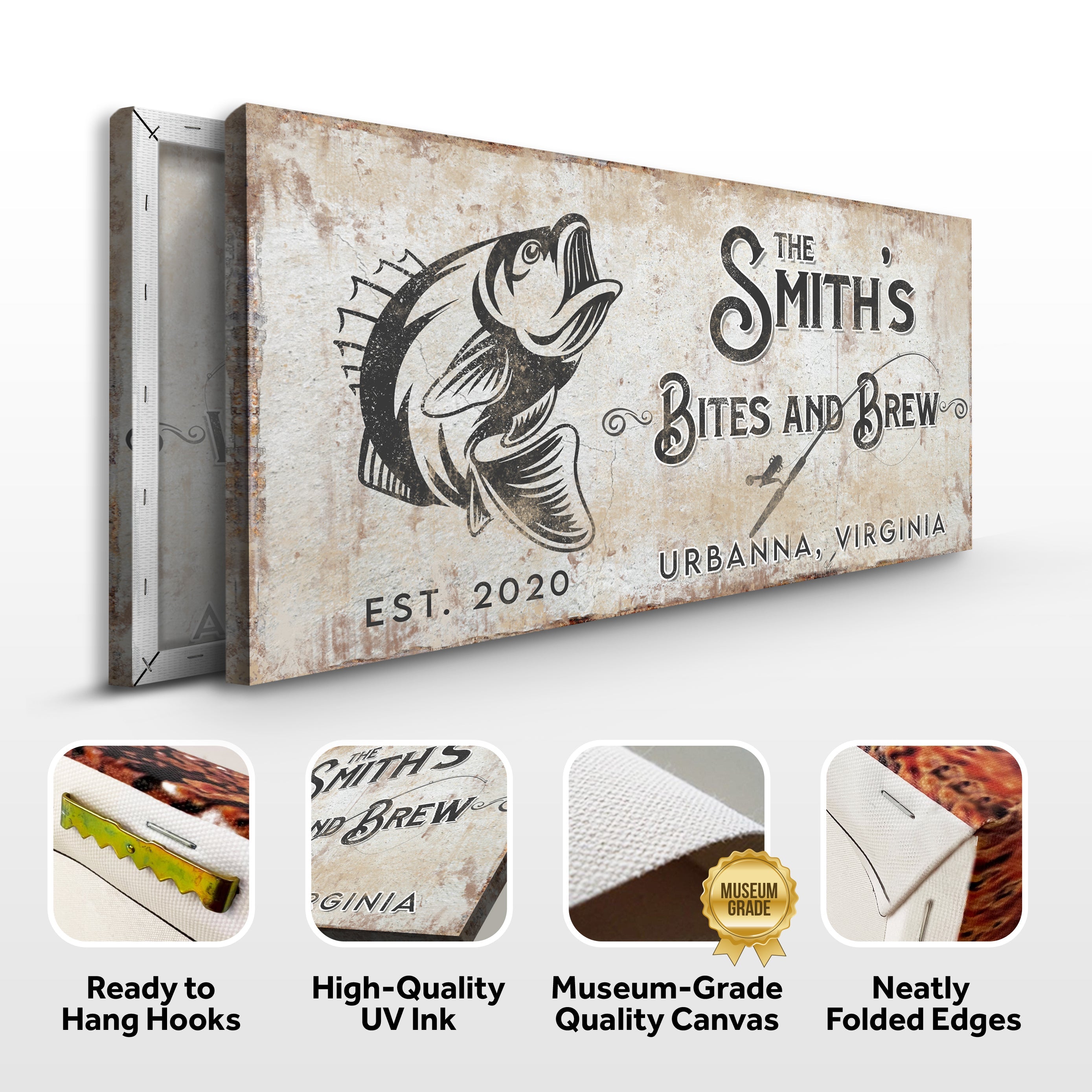 Bites and Brews Sign on sale at MyriadMart