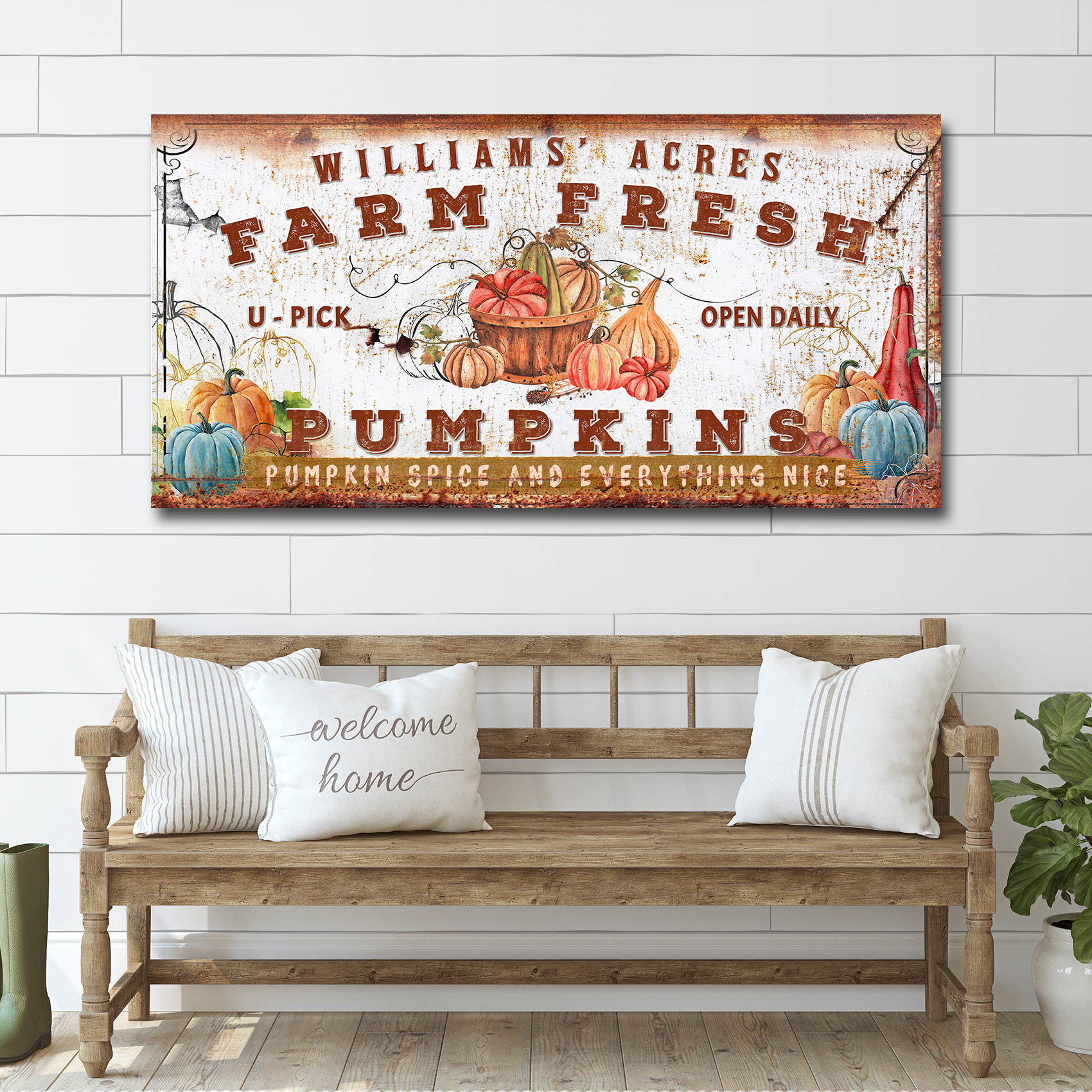 Farm Fresh Pumpkins Sign on sale at MyriadMart