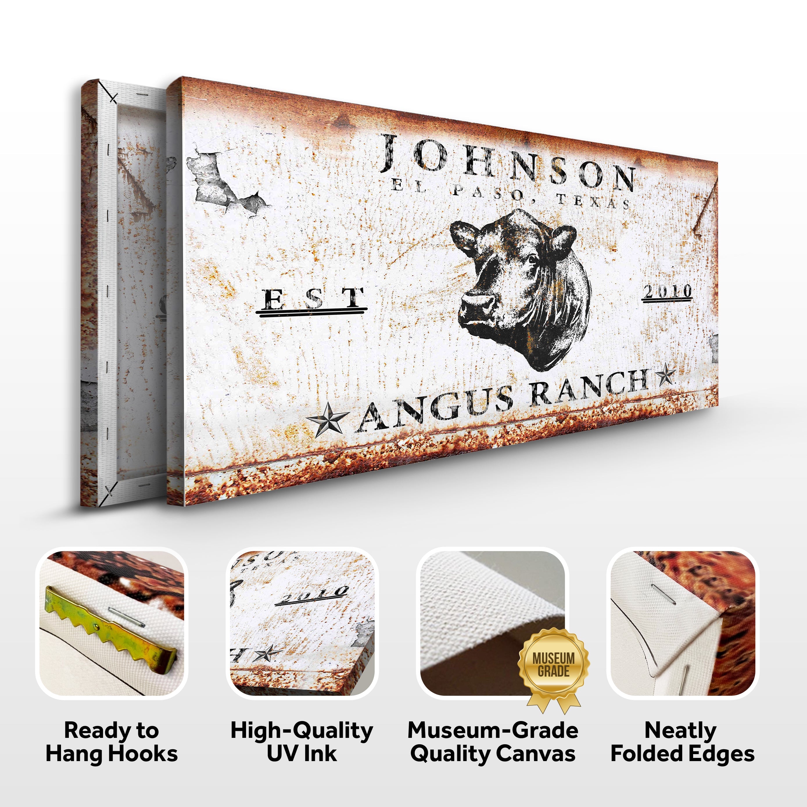 Angus Ranch Sign III on sale at MyriadMart