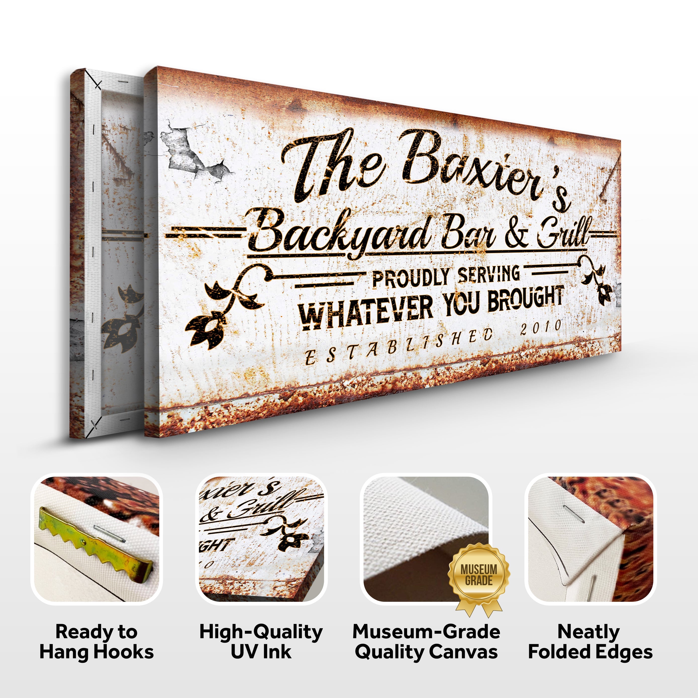 Backyard Bar & Grill Sign II on sale at MyriadMart