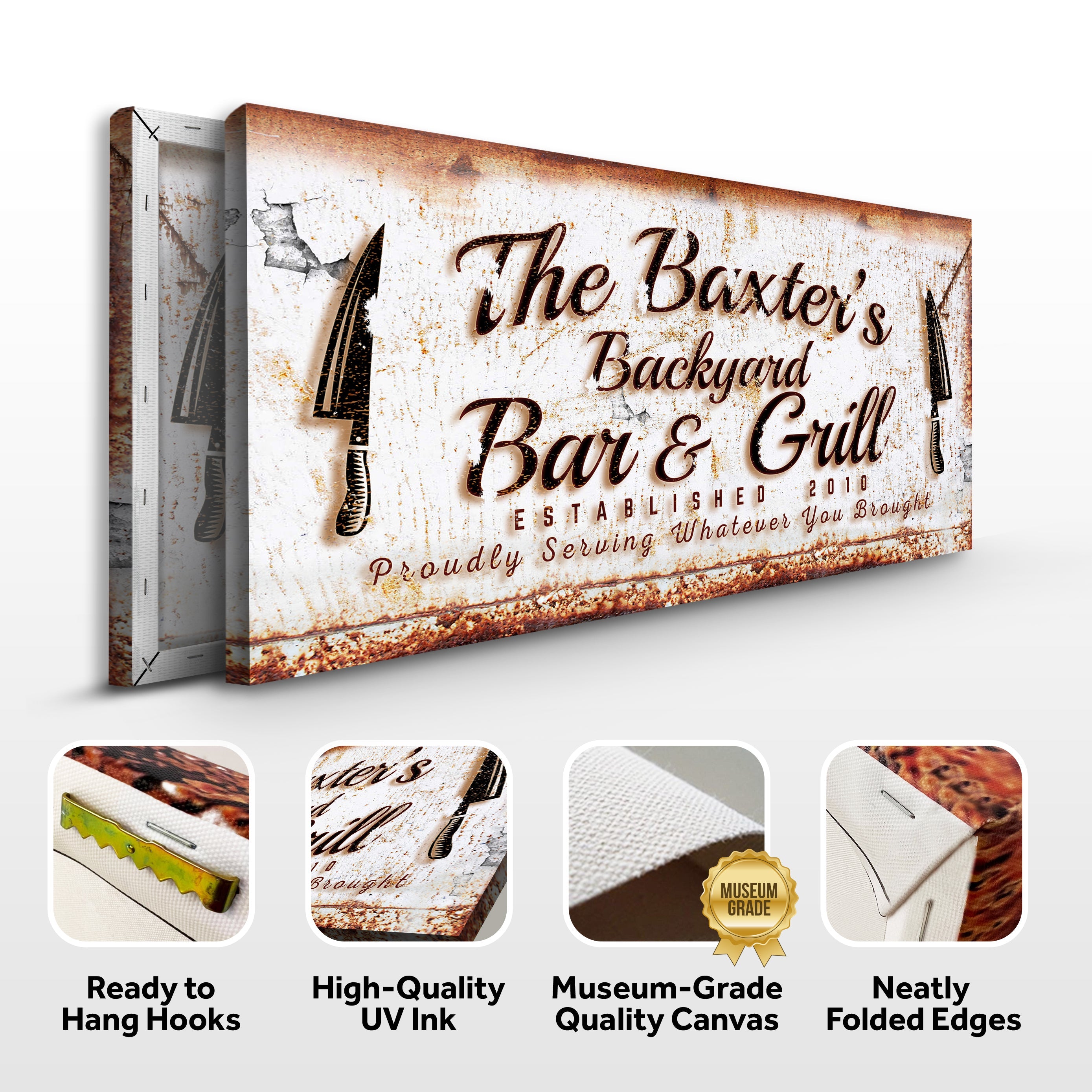 Backyard Bar & Grill Sign IV on sale at MyriadMart