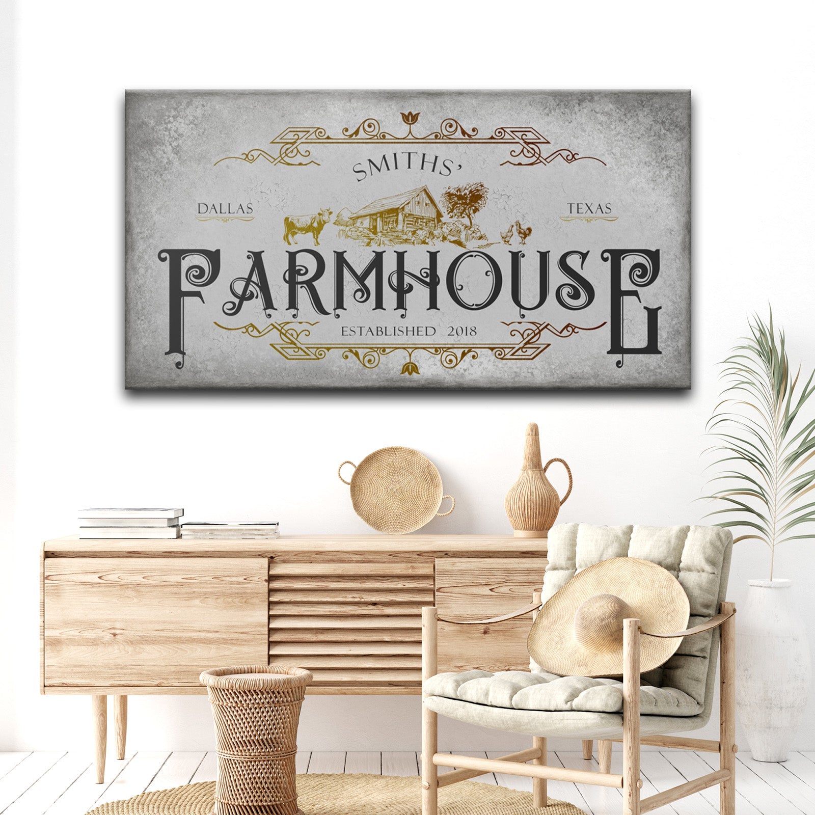 Rustic Farmhouse Sign IV on sale at MyriadMart