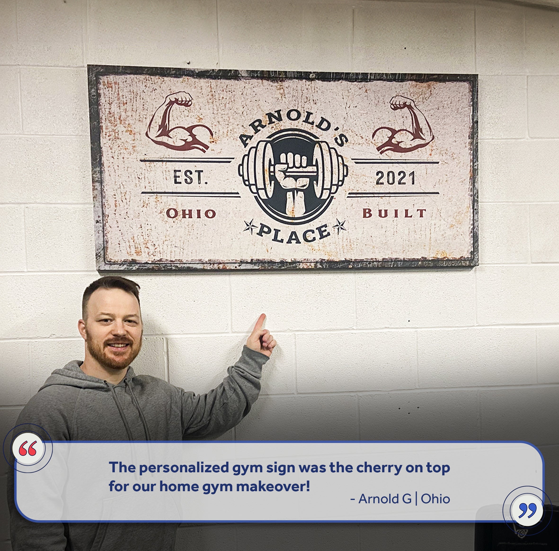 Gym Sign V on sale at MyriadMart