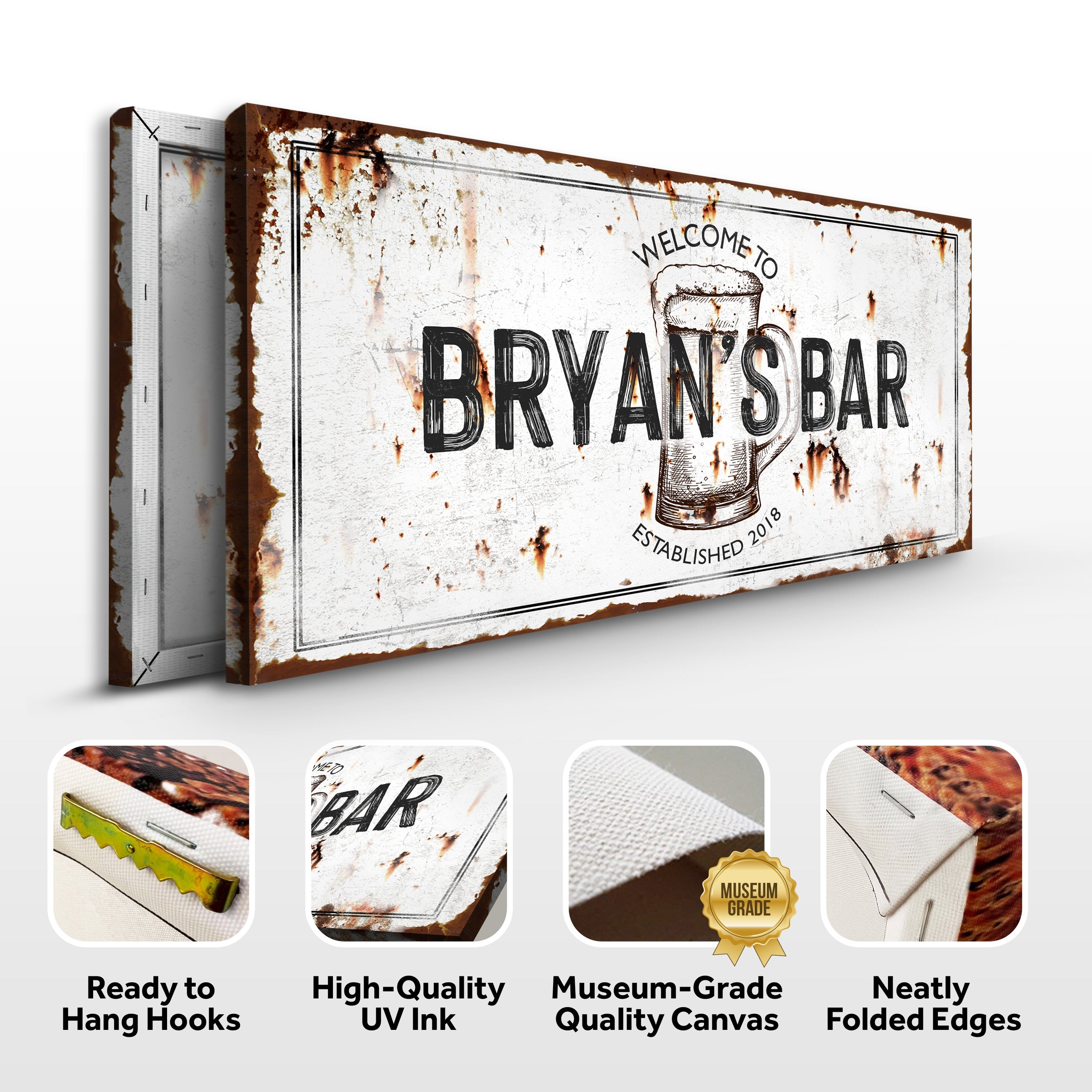 Beer Barrel Bar Sign II on sale at MyriadMart