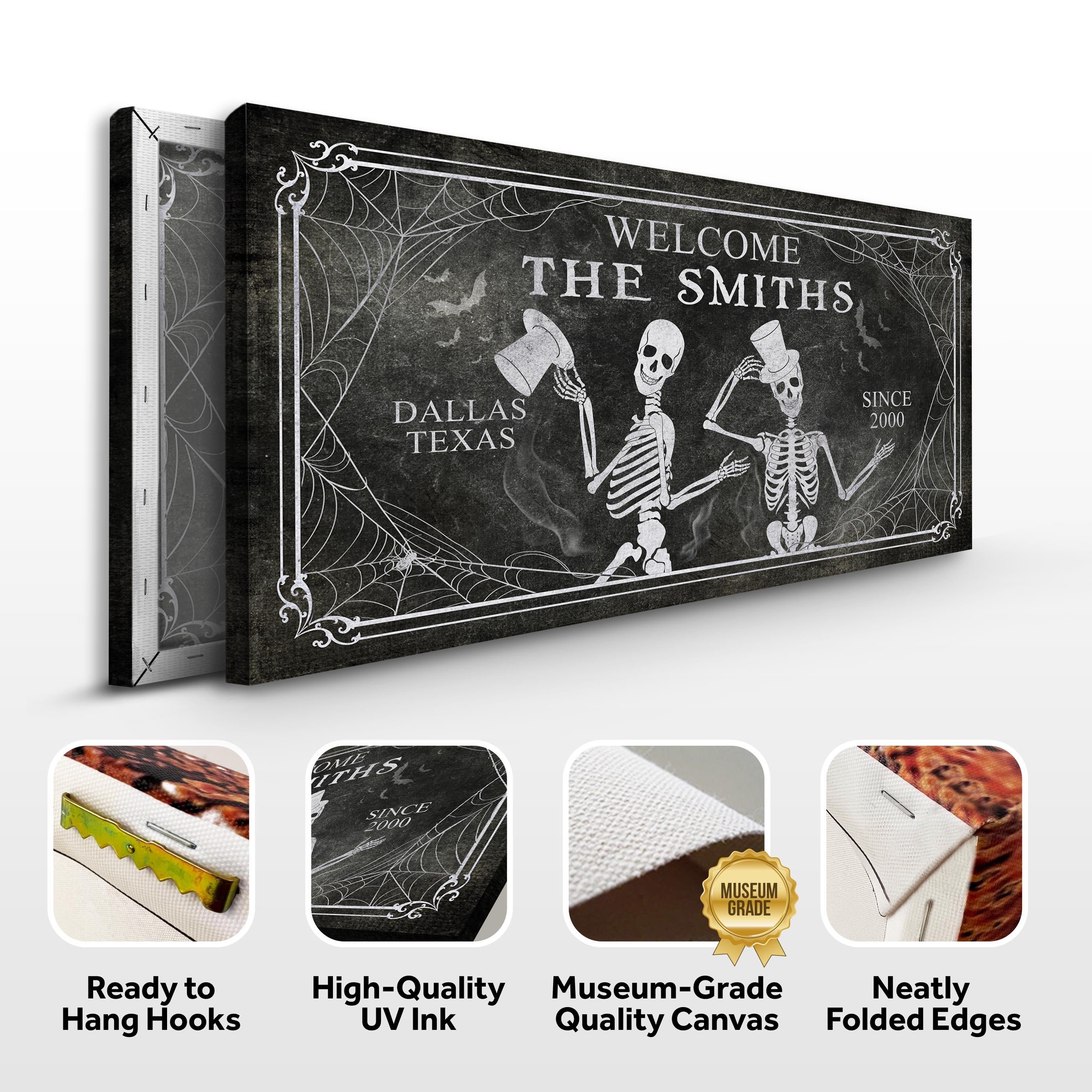 Gothic Welcome Sign on sale at MyriadMart