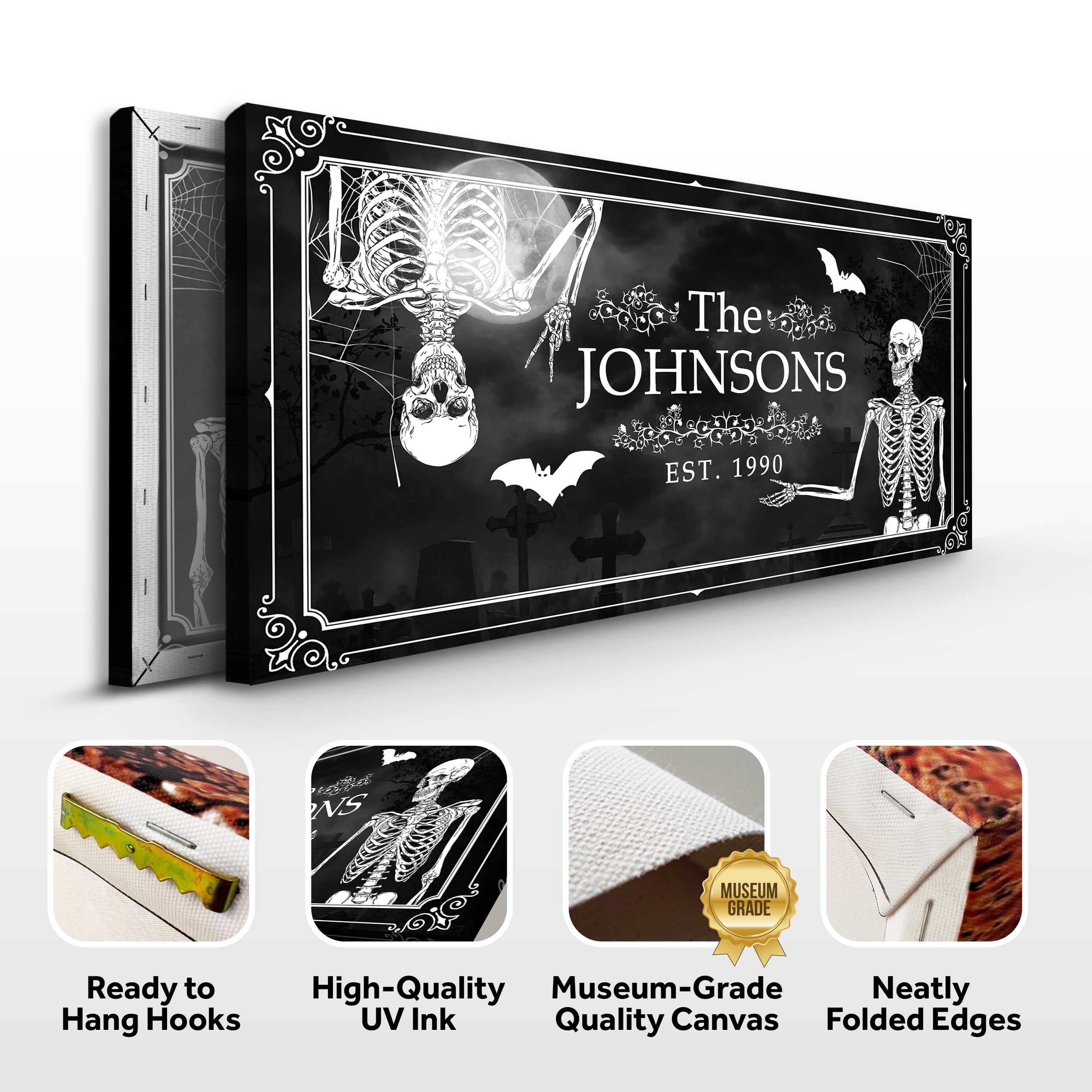 Halloween Family Name Sign on sale at MyriadMart