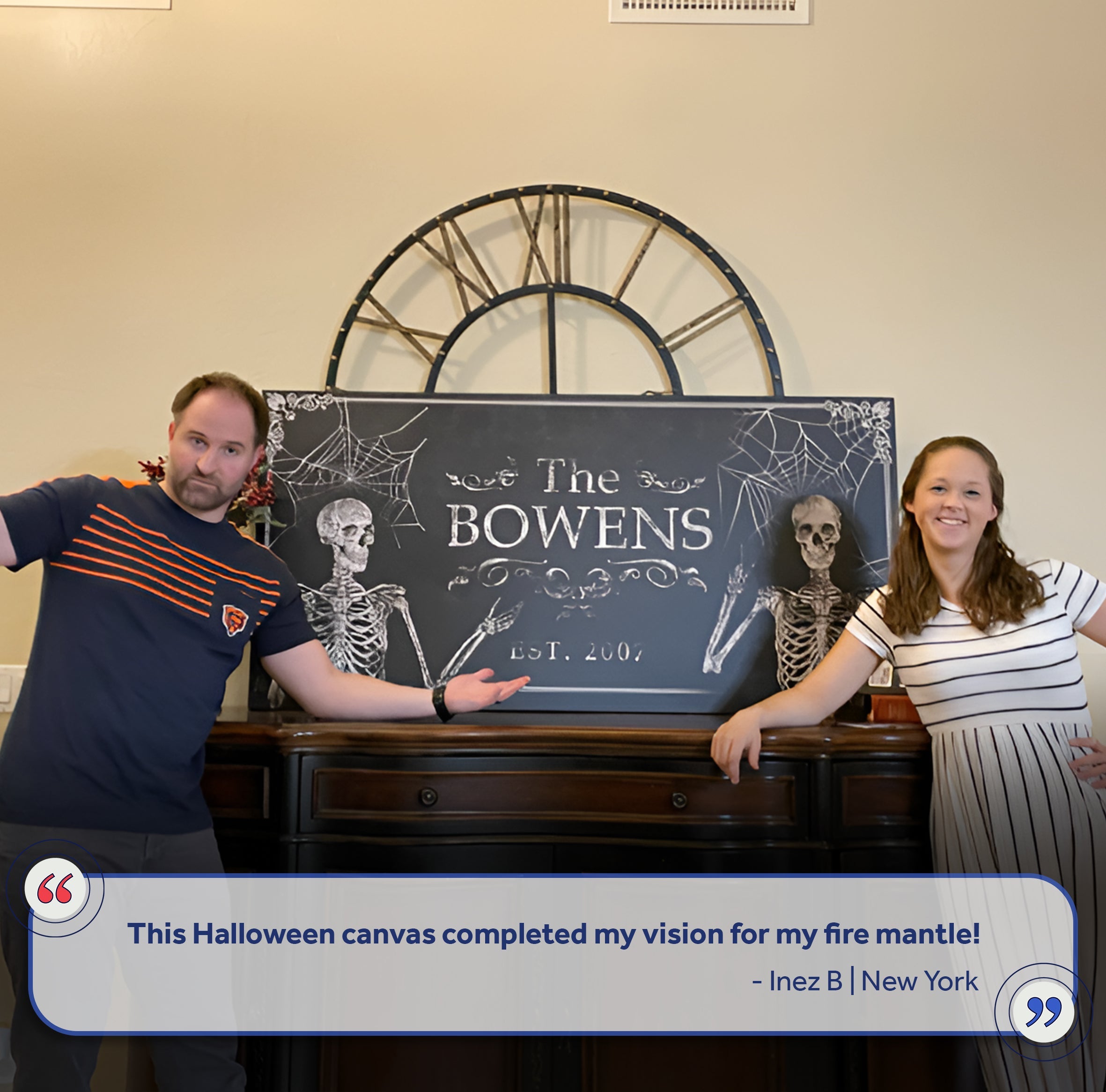 Gothic Family Sign on sale at MyriadMart