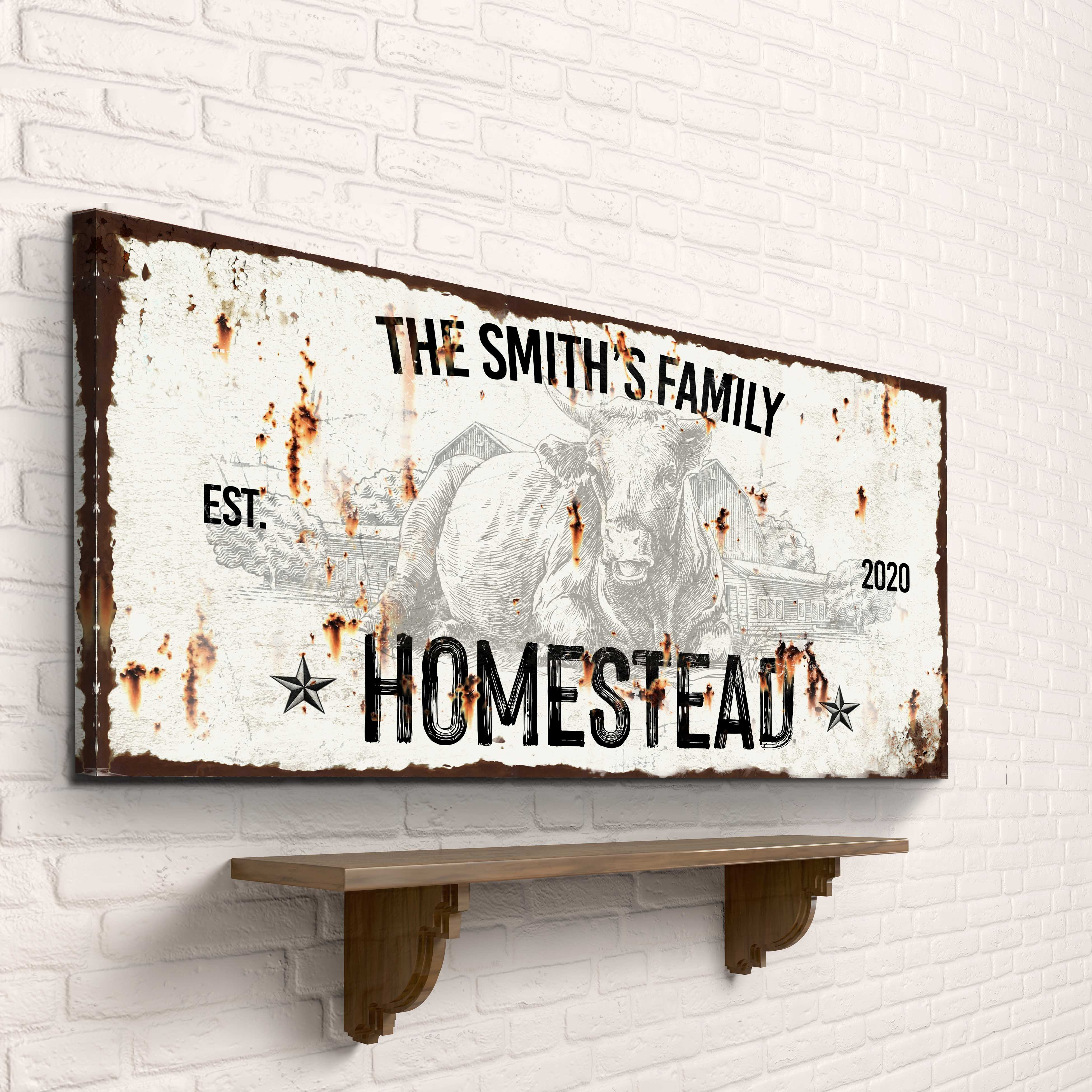 Rustic Homestead Sign on sale at MyriadMart