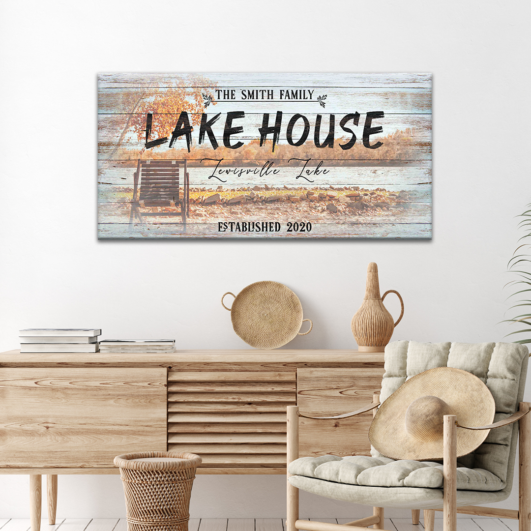 Vintage Lake House Sign on sale at MyriadMart