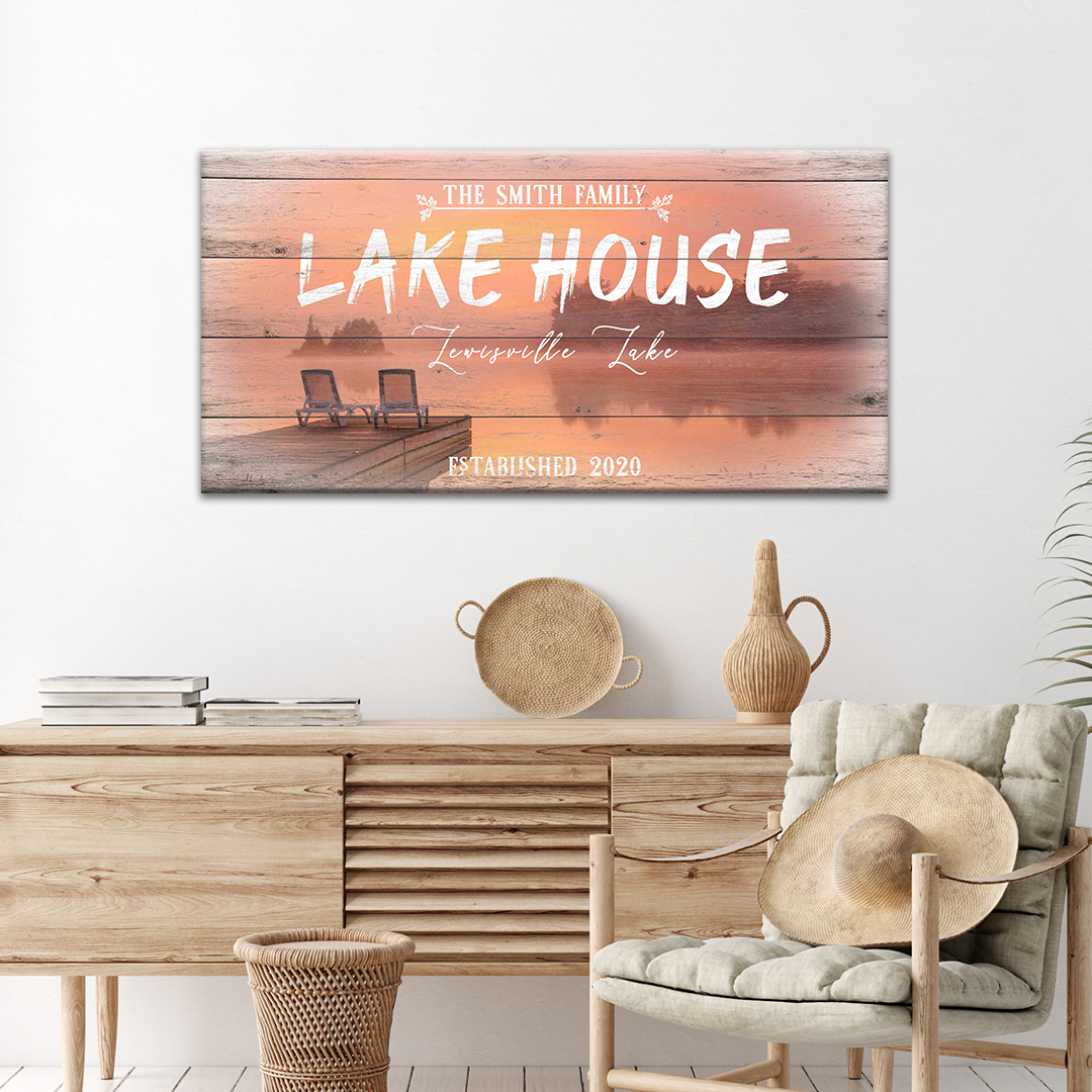 Vintage Lake House Sign on sale at MyriadMart