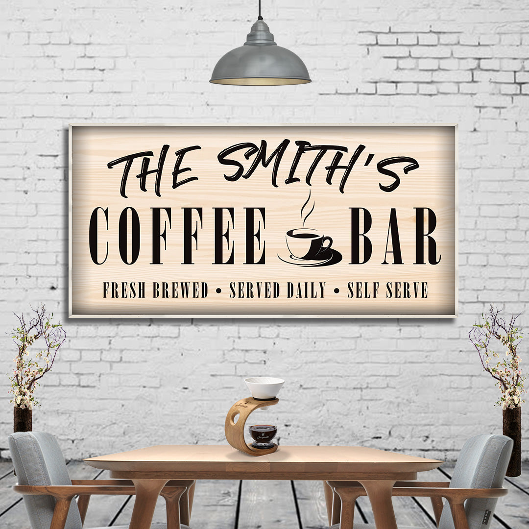 Coffee Bar Sign II on sale at MyriadMart