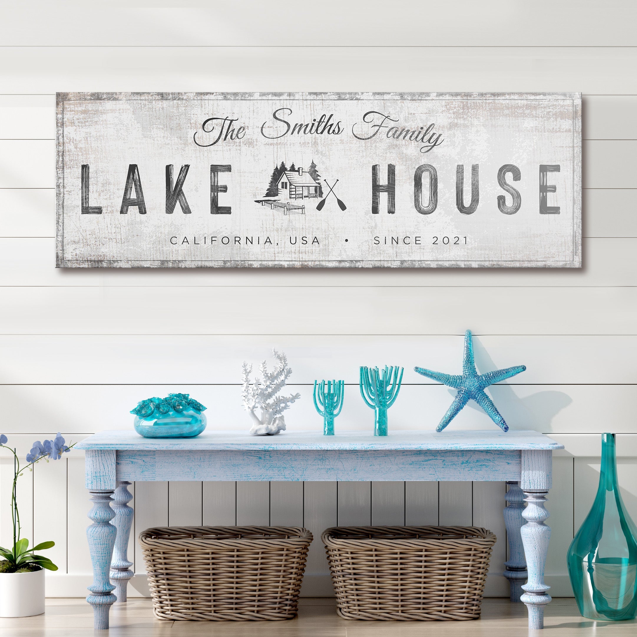 Lake House Cabin Sign on sale at MyriadMart