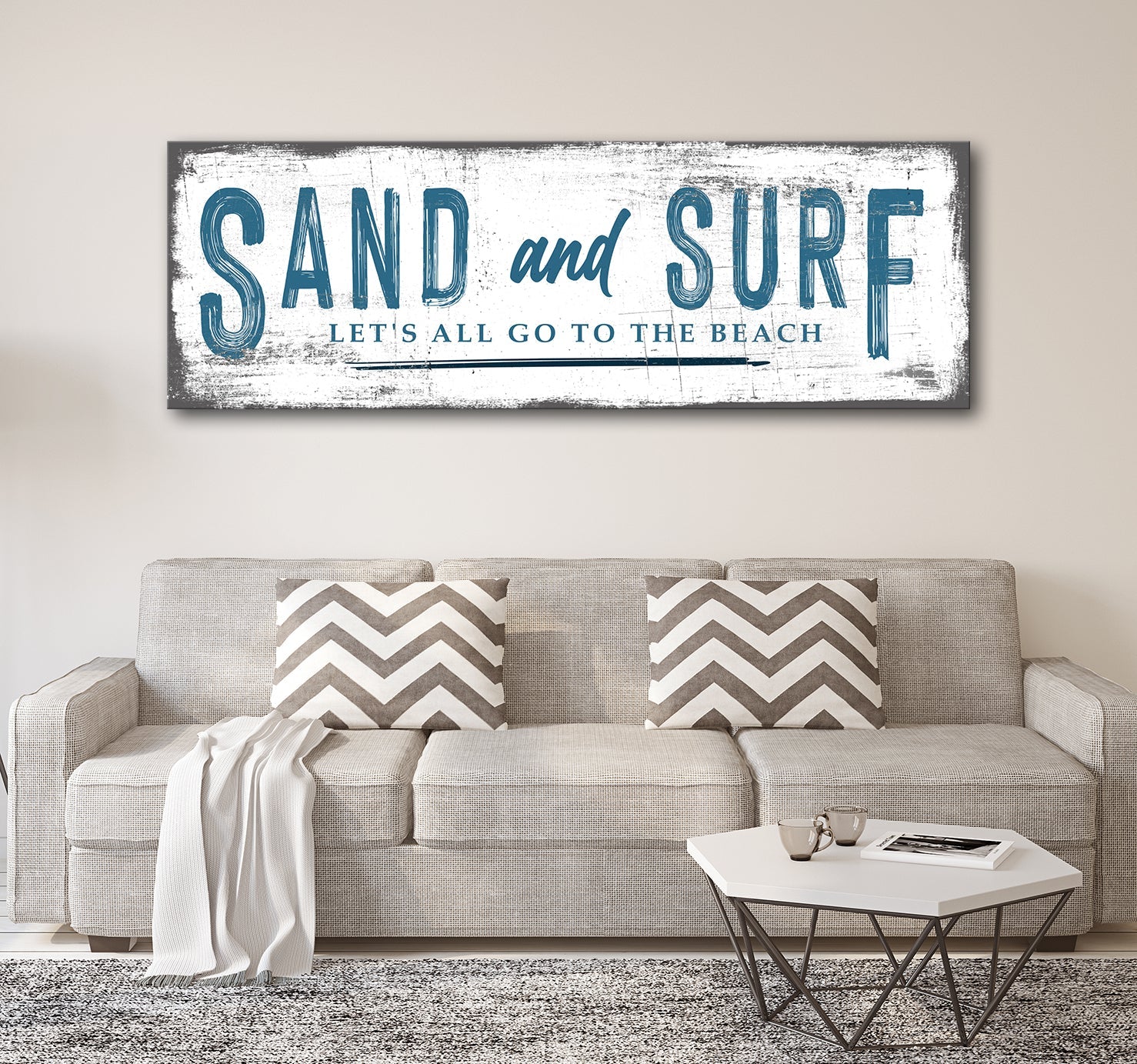Sand And Surf Sign Free Shipping on sale at MyriadMart