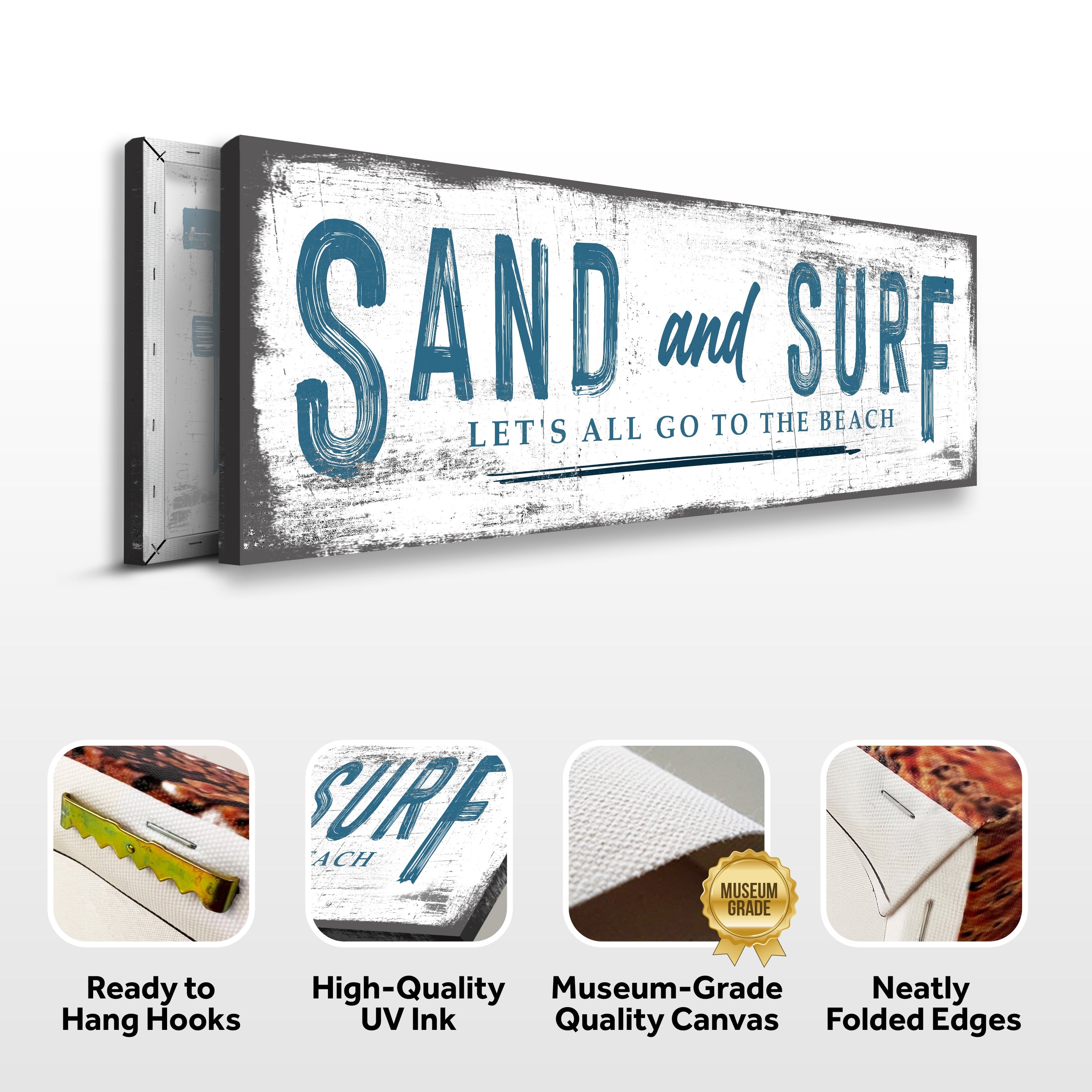Sand And Surf Sign Free Shipping on sale at MyriadMart