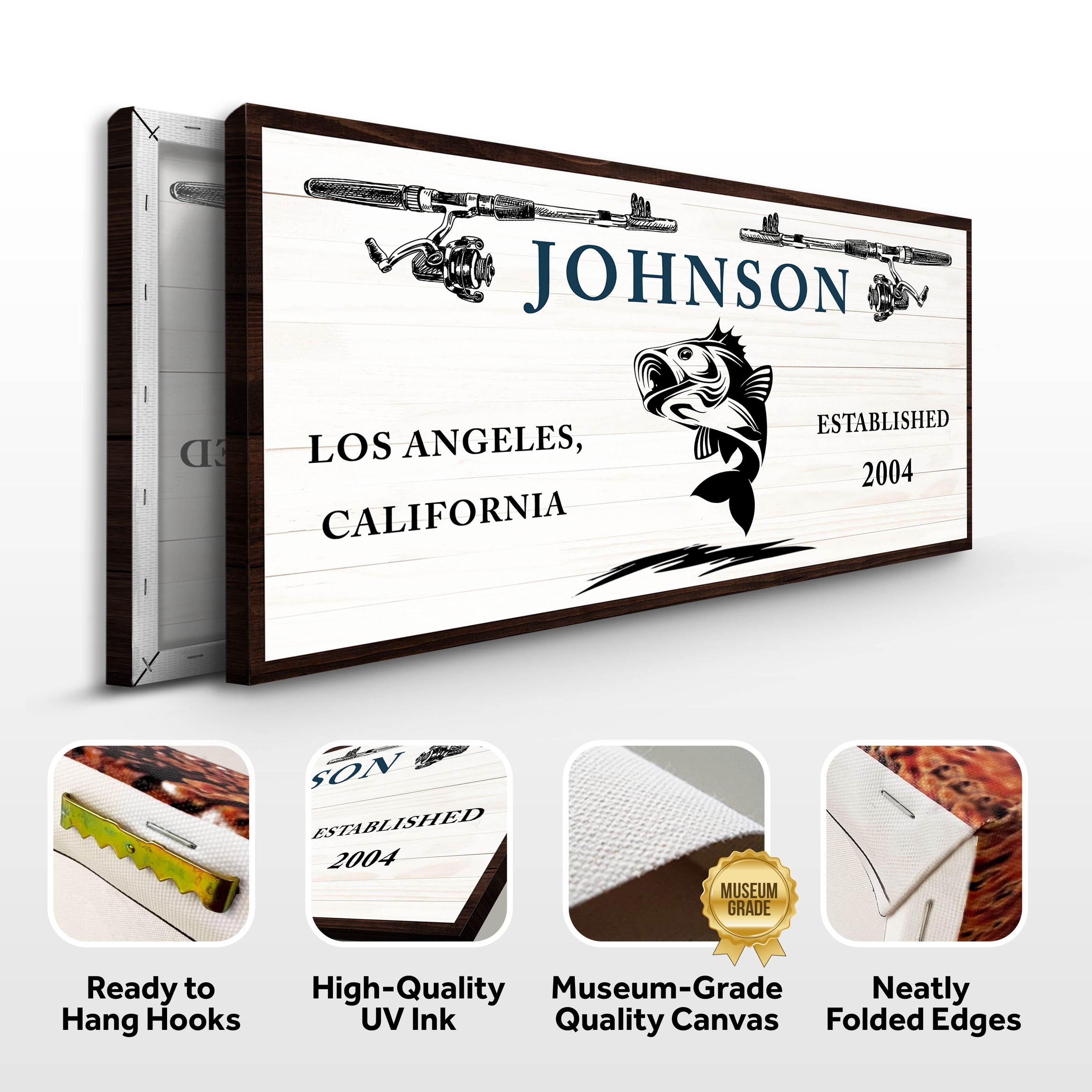 Catching Fish Sign on sale at MyriadMart