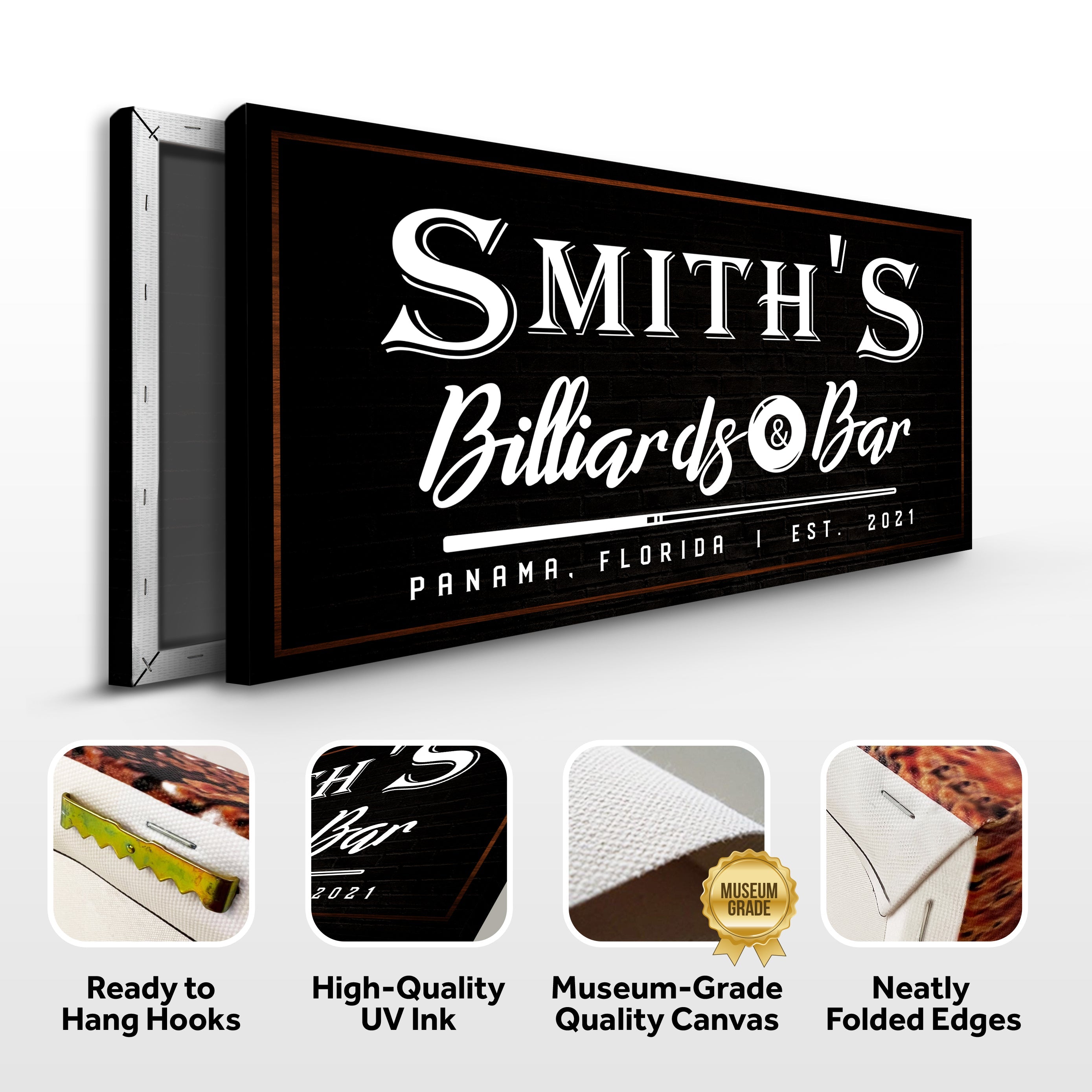 Billiards And Bar Sign II on sale at MyriadMart