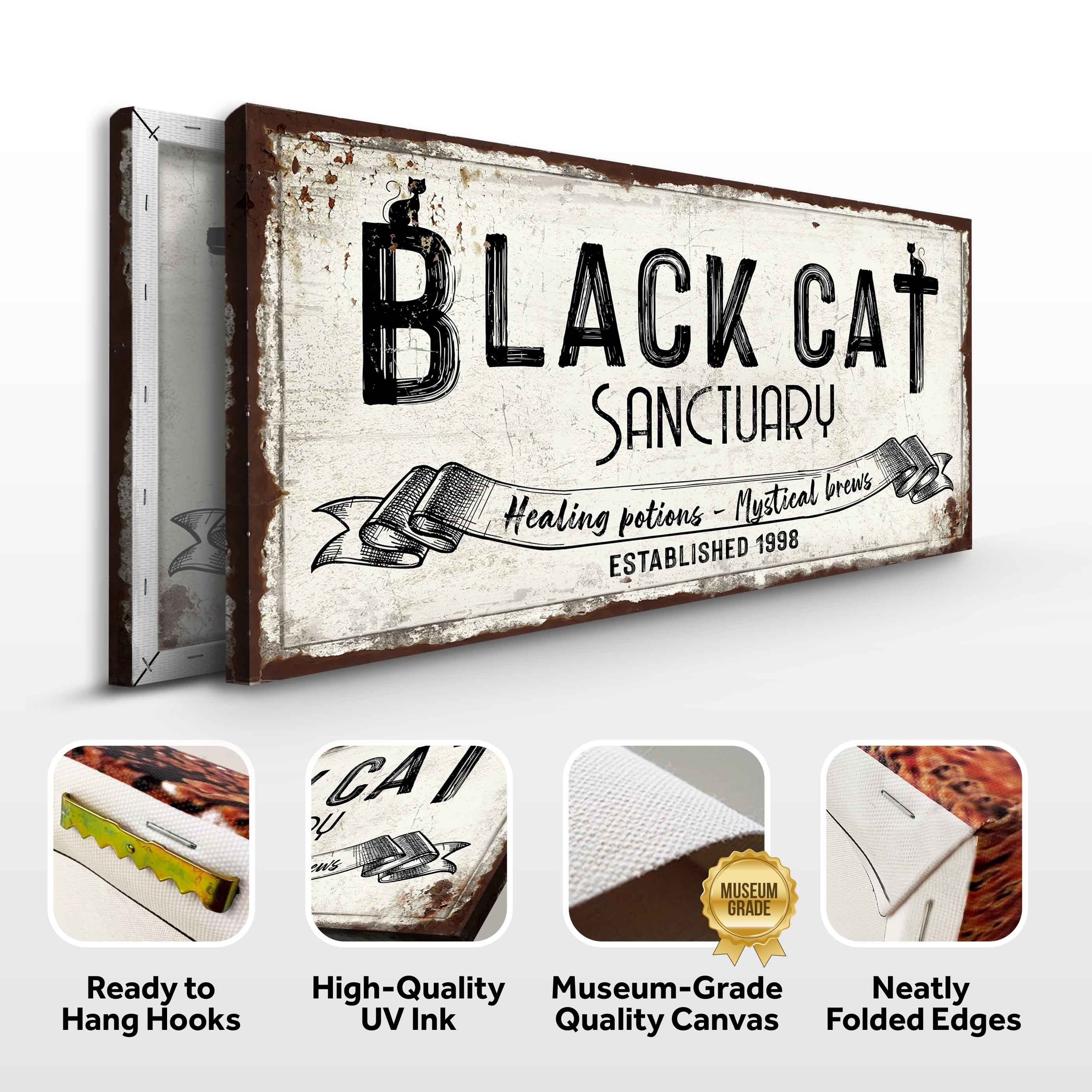 Black Cat Trading Company Sign on sale at MyriadMart