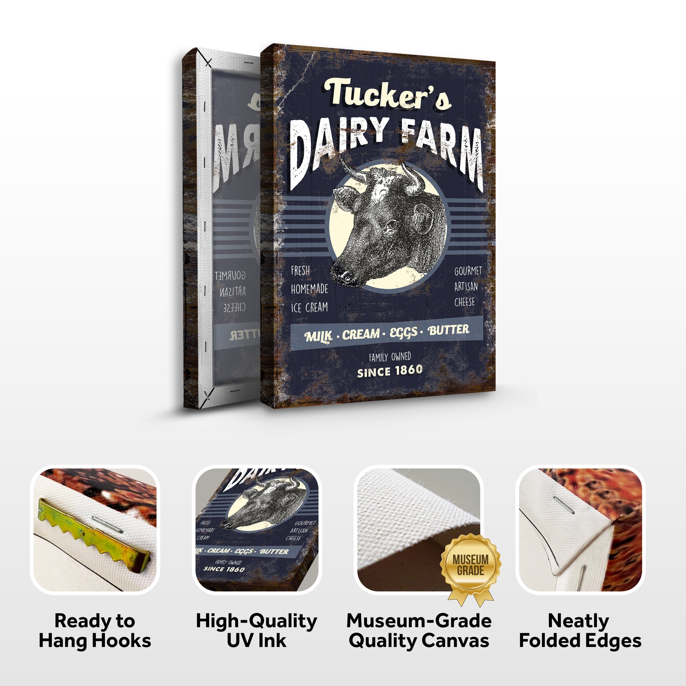 Dairy Farm Sign on sale at MyriadMart