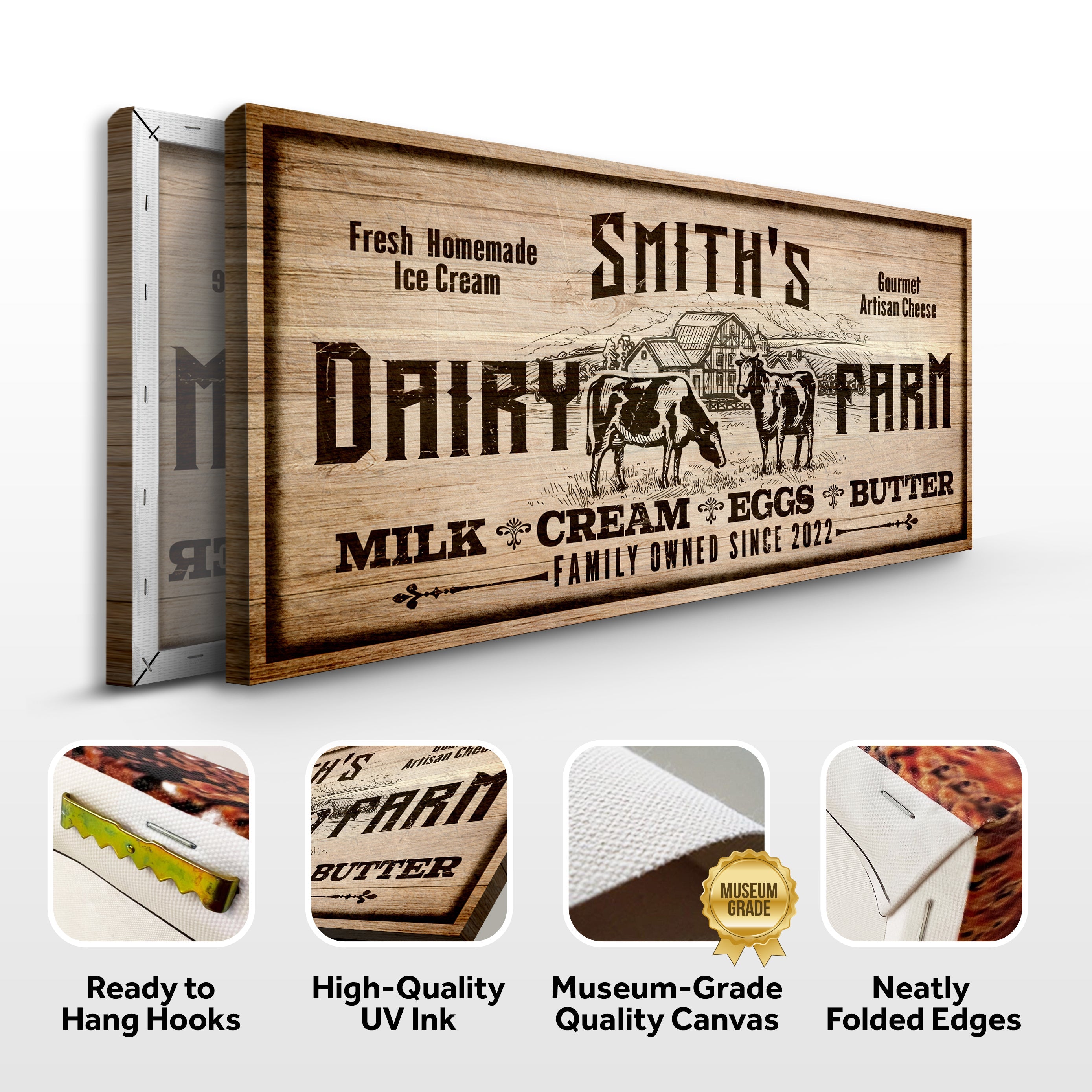 Dairy Farm Sign II on sale at MyriadMart