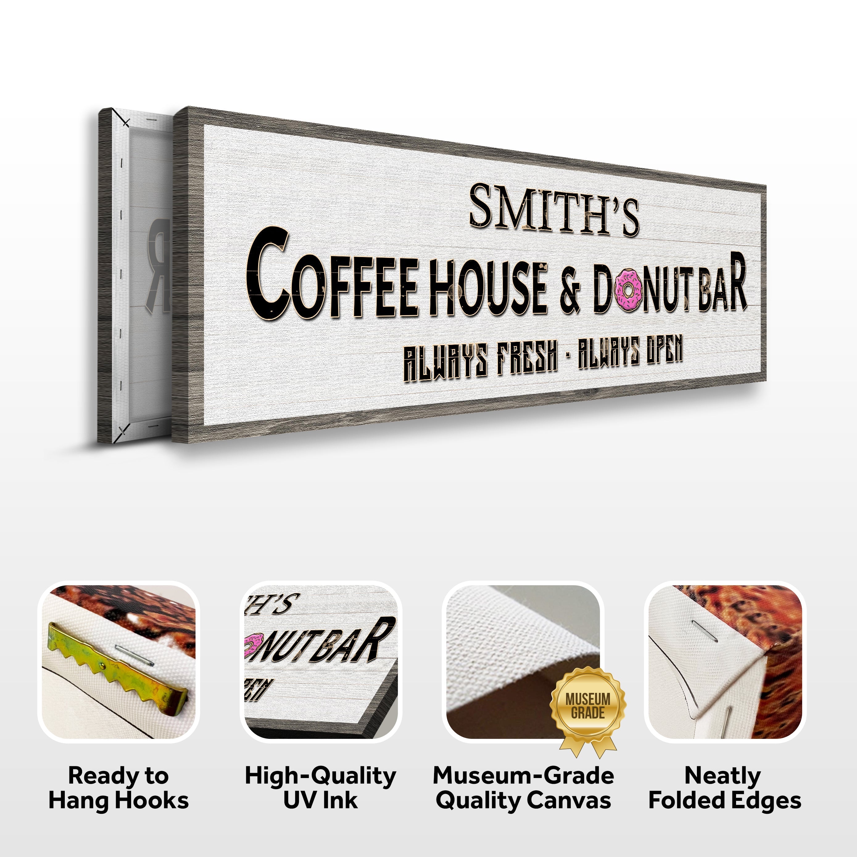 Coffee House And Donut Bar Sign II on sale at MyriadMart