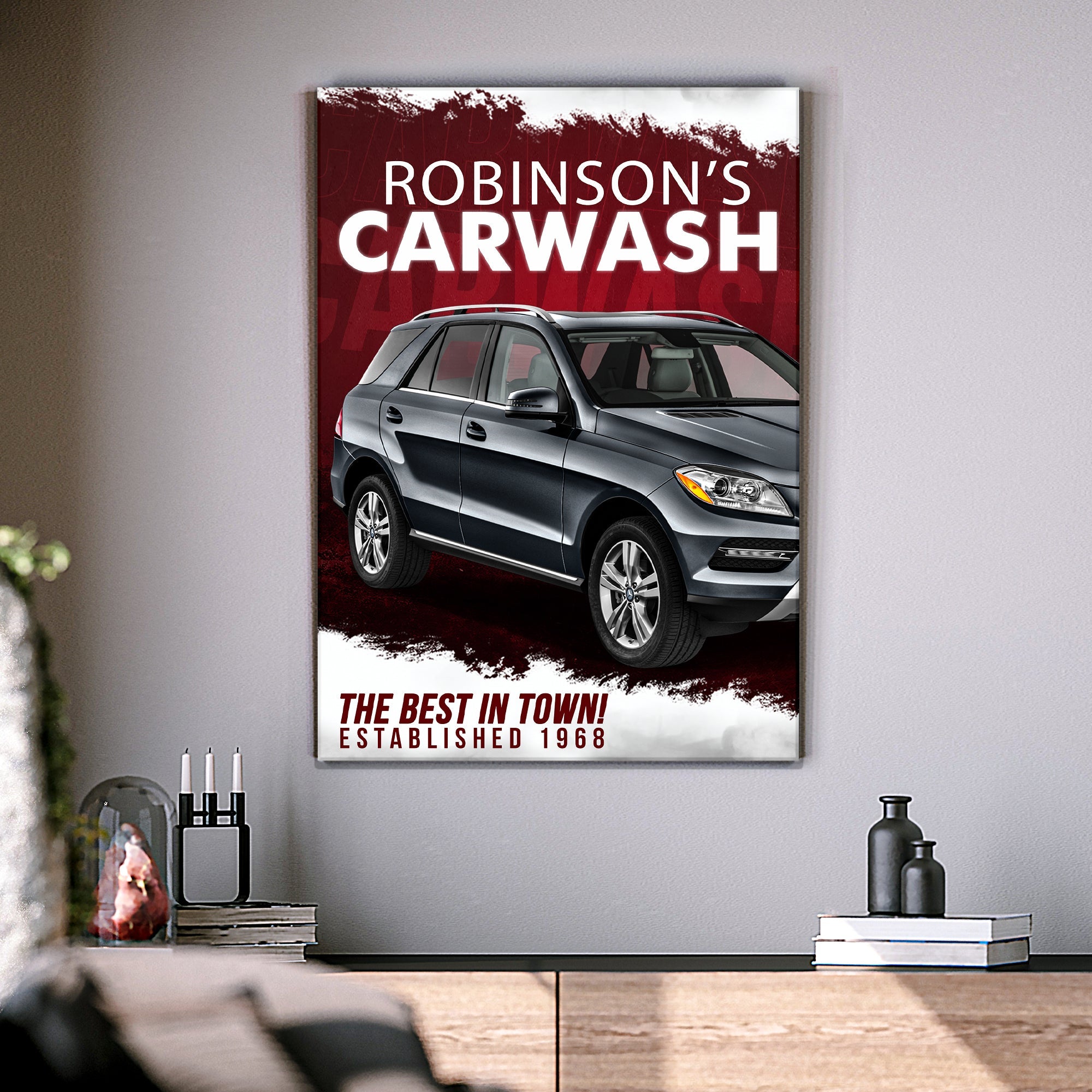 Car Wash Sign II on sale at MyriadMart