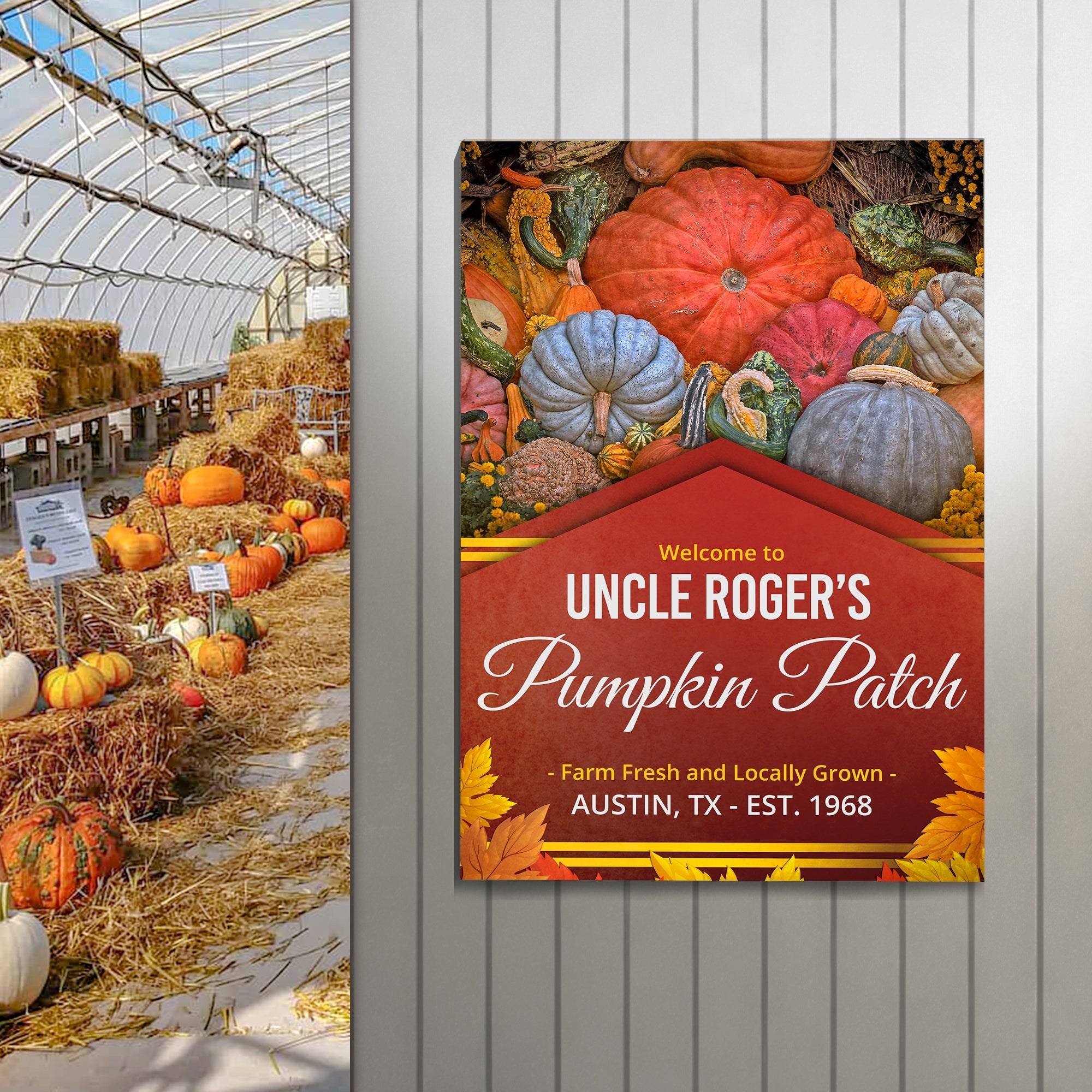 Pumpkin Patch Sign V on sale at MyriadMart