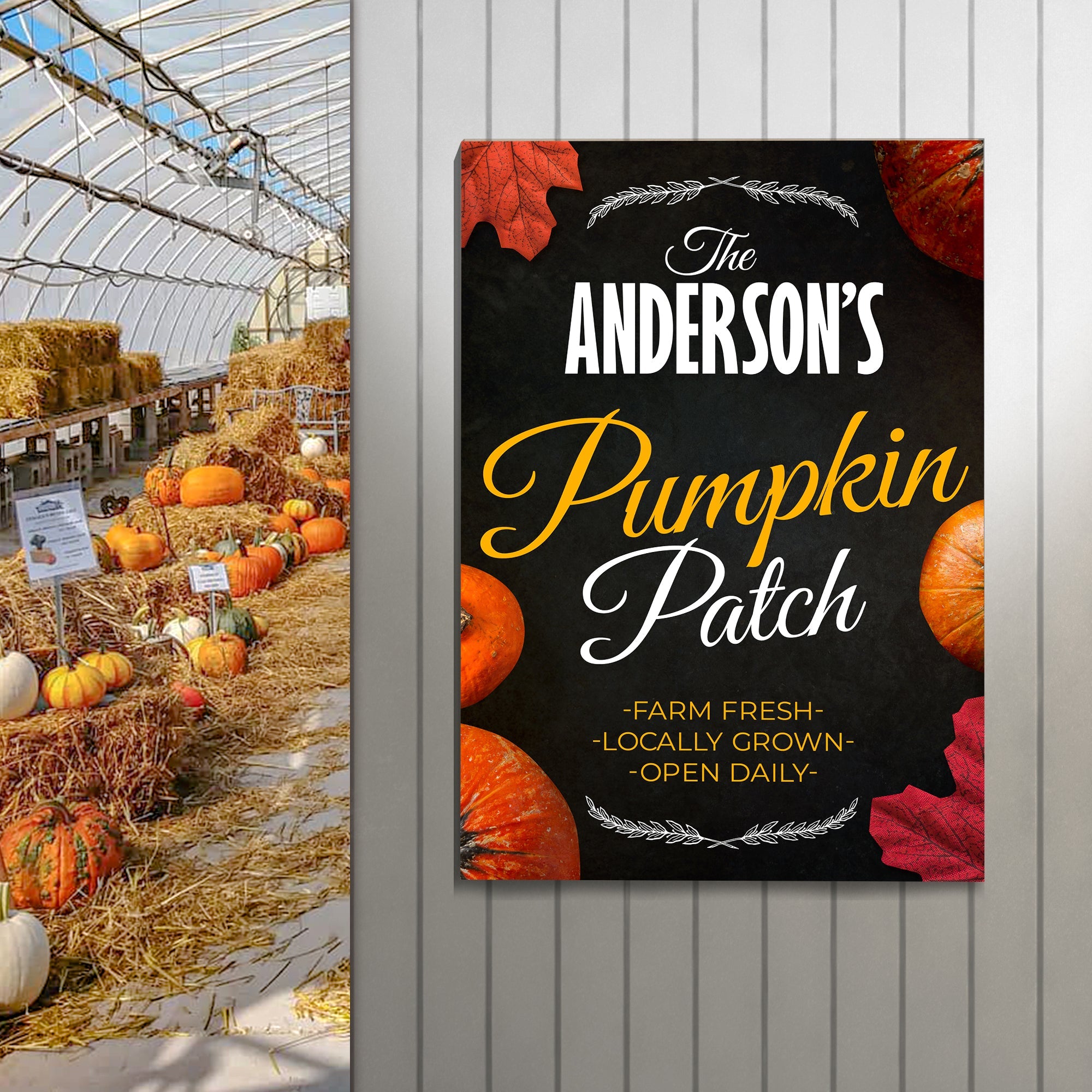 Pumpkin Patch Sign VI on sale at MyriadMart