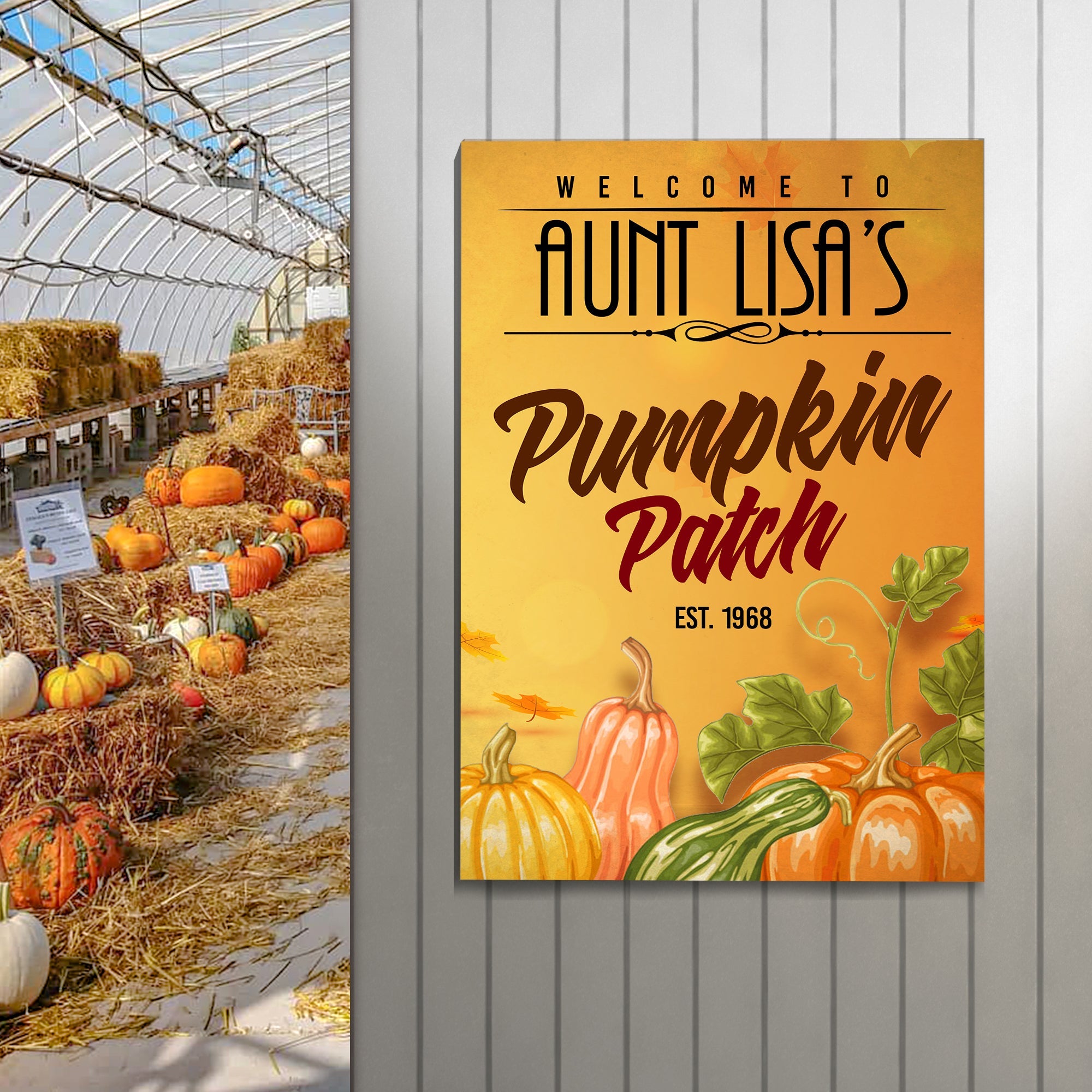 Pumpkin Patch Sign VII on sale at MyriadMart