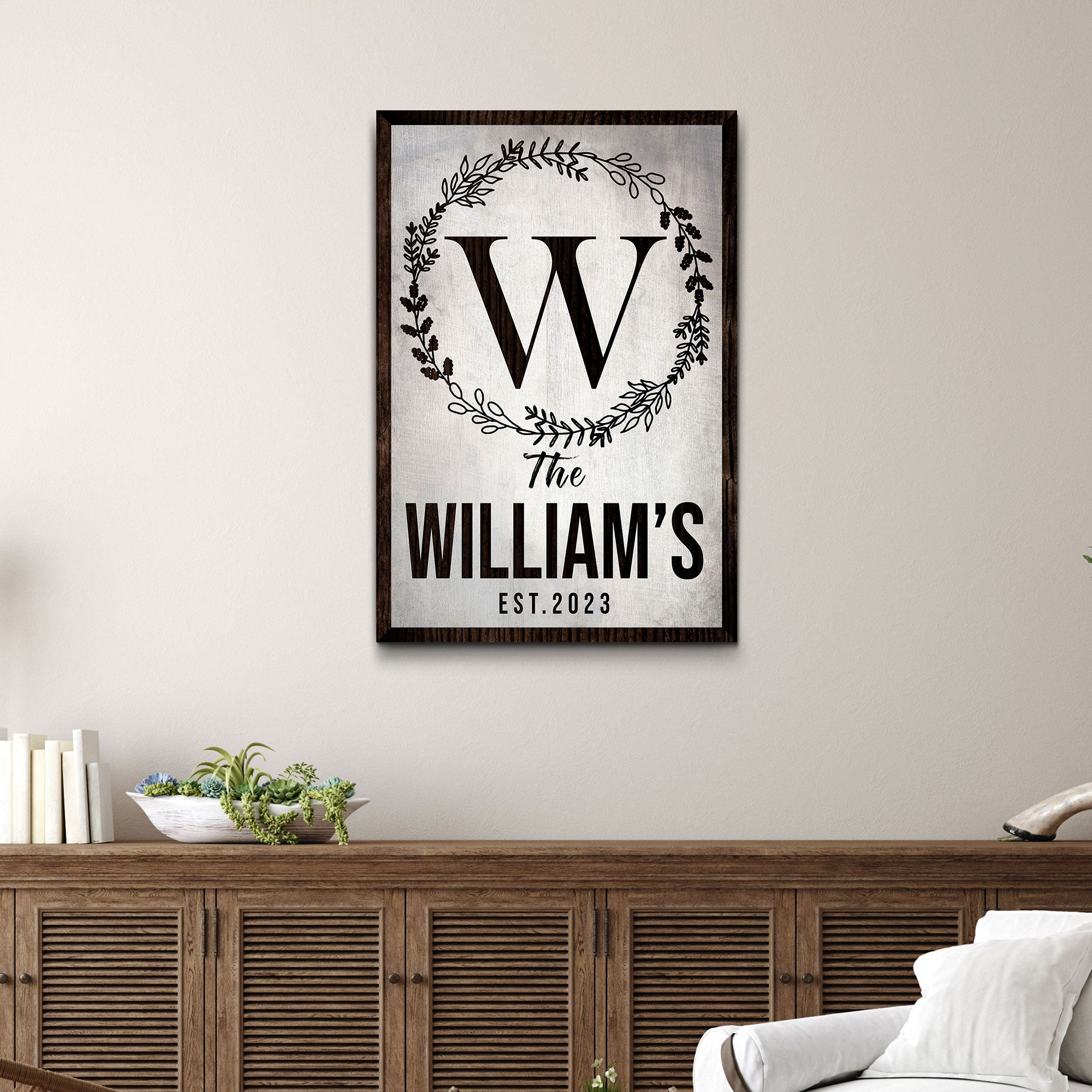 Established Last Name Sign IV on sale at MyriadMart