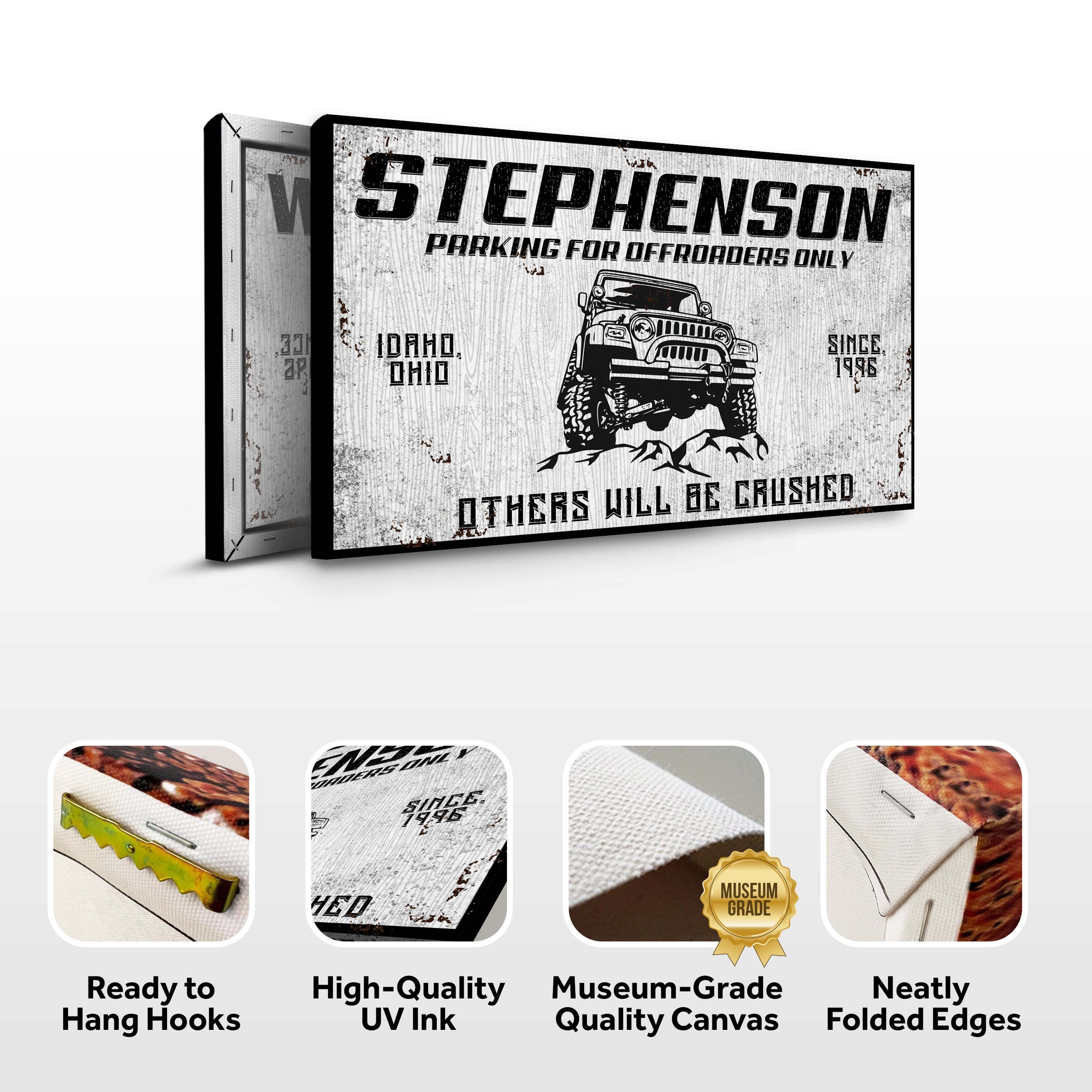 Parking For Offroaders Only Jeep Sign on sale at MyriadMart