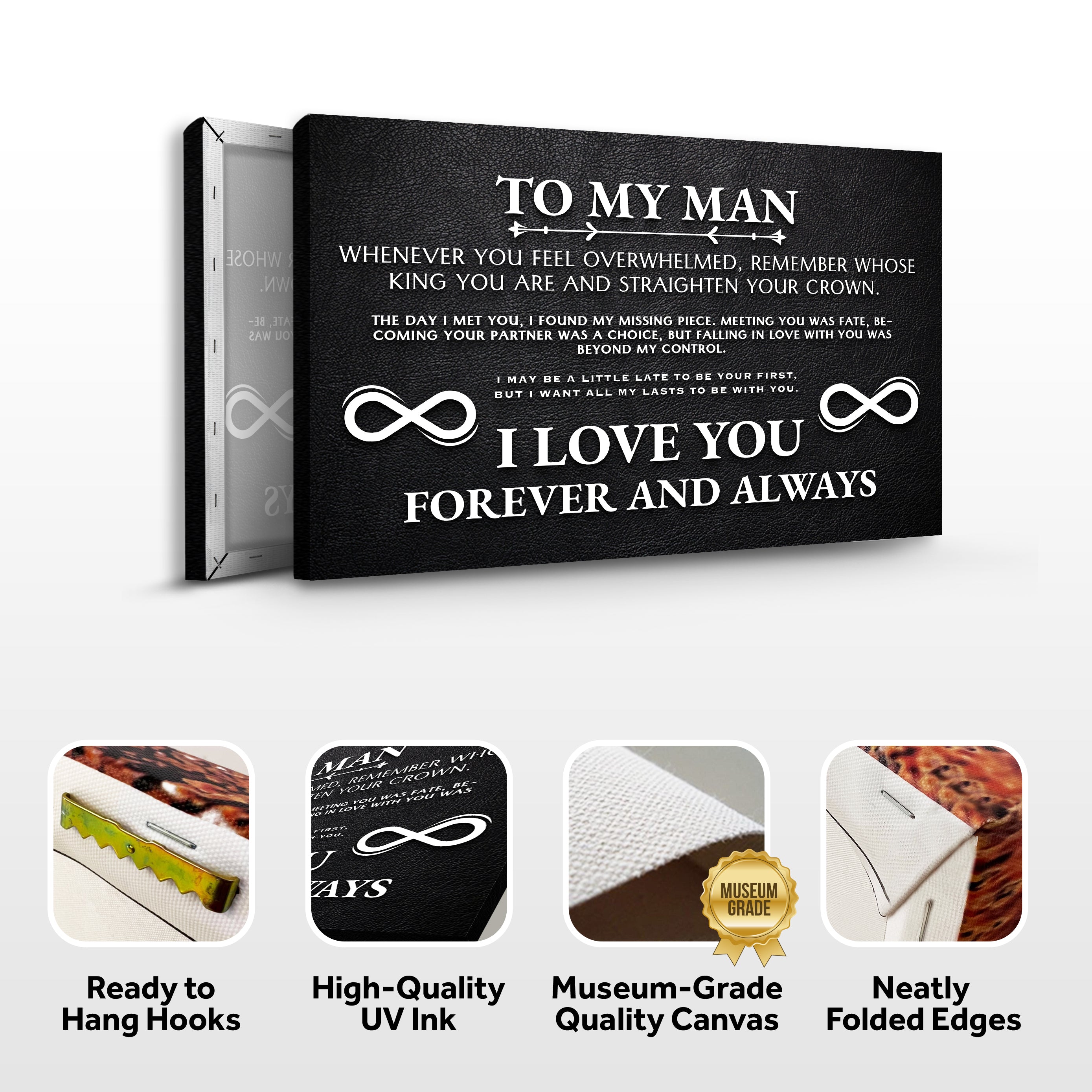 To My Man Father's Day Gift Sign II on sale at MyriadMart