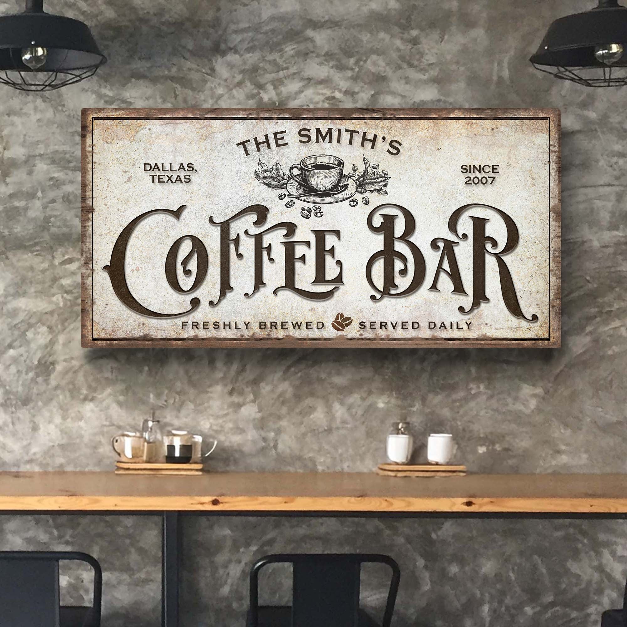 Coffee Bar Sign VII on sale at MyriadMart