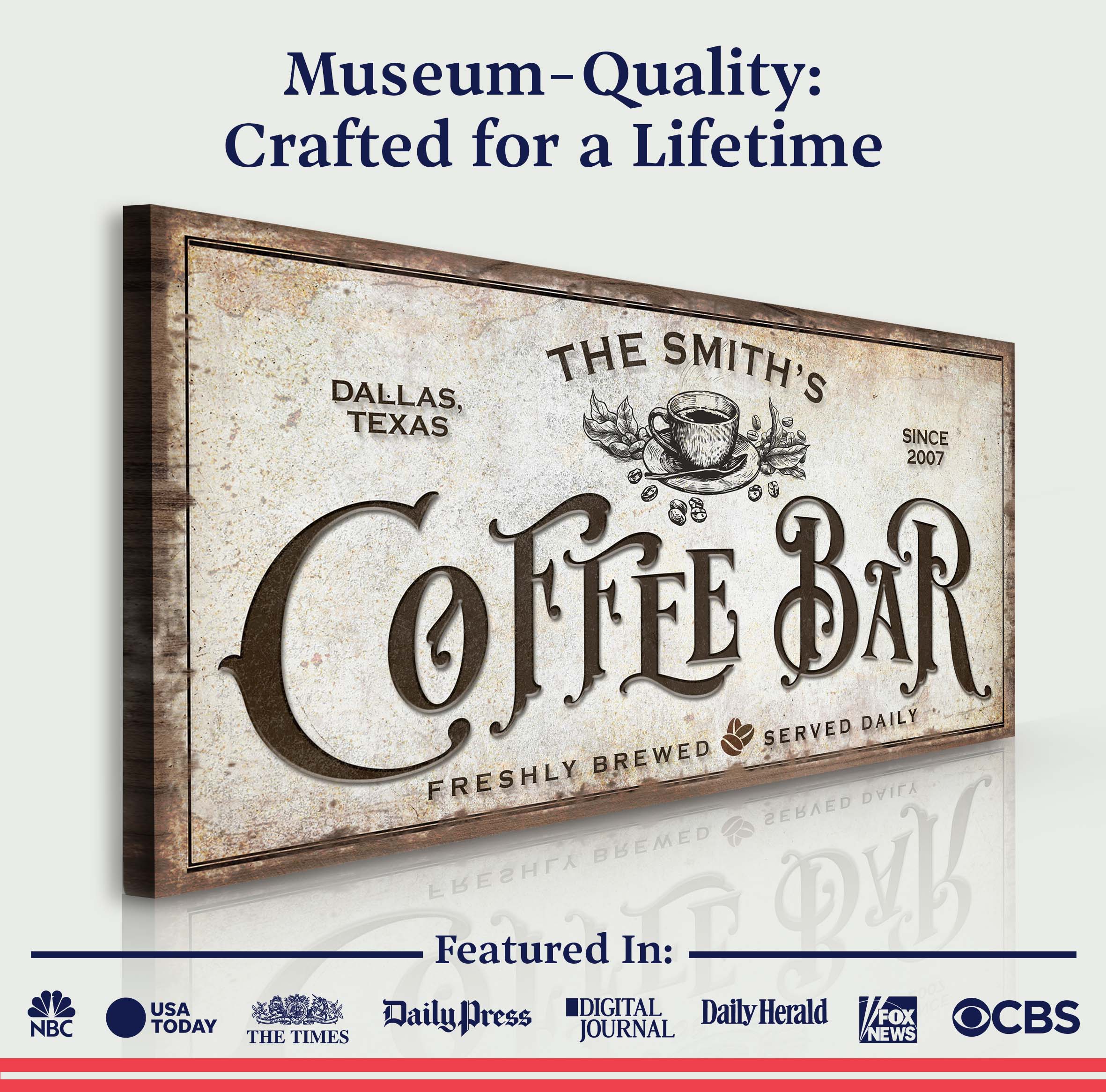 Coffee Bar Sign VII on sale at MyriadMart