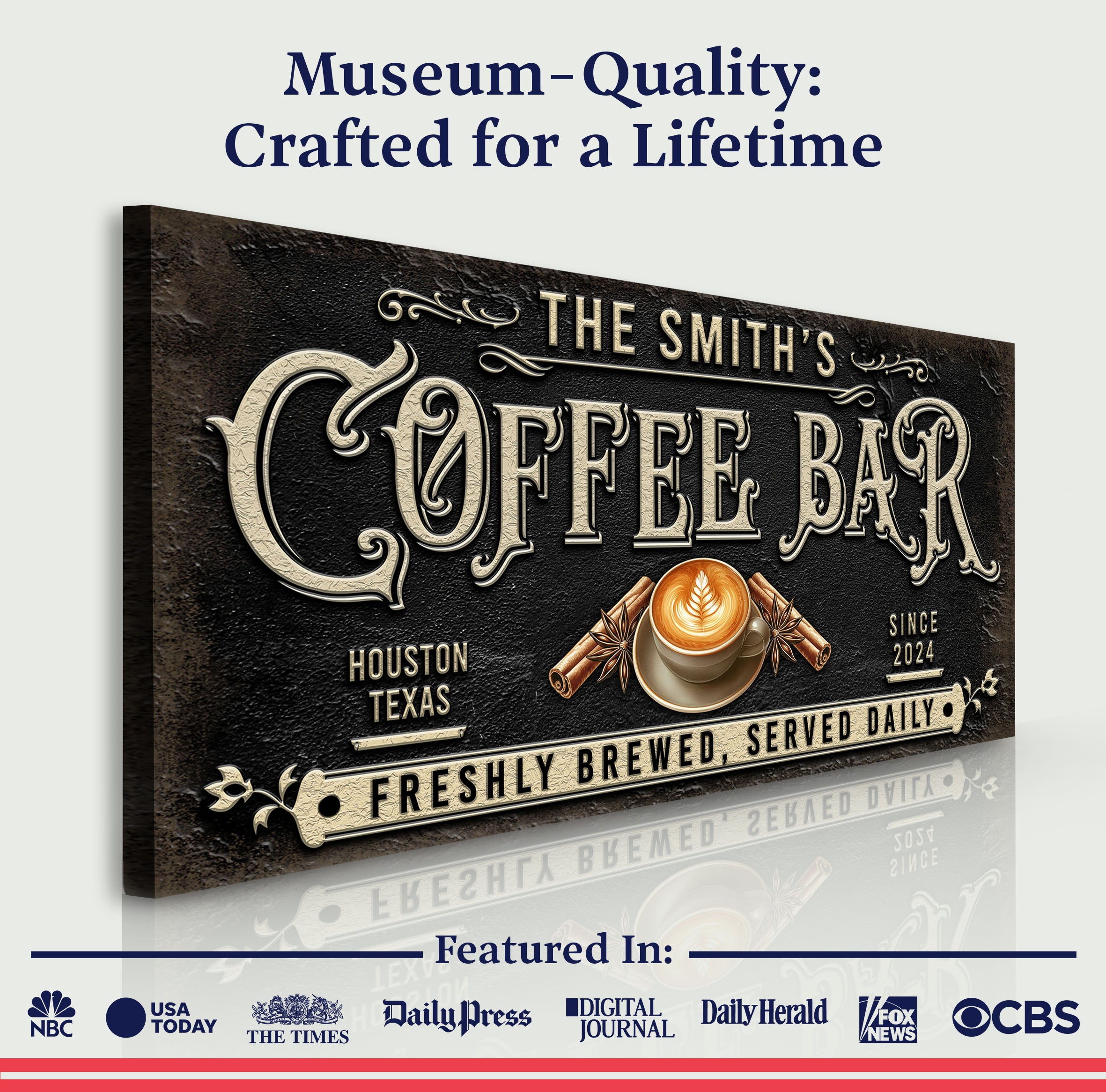 Coffee Bar Sign XII on sale at MyriadMart