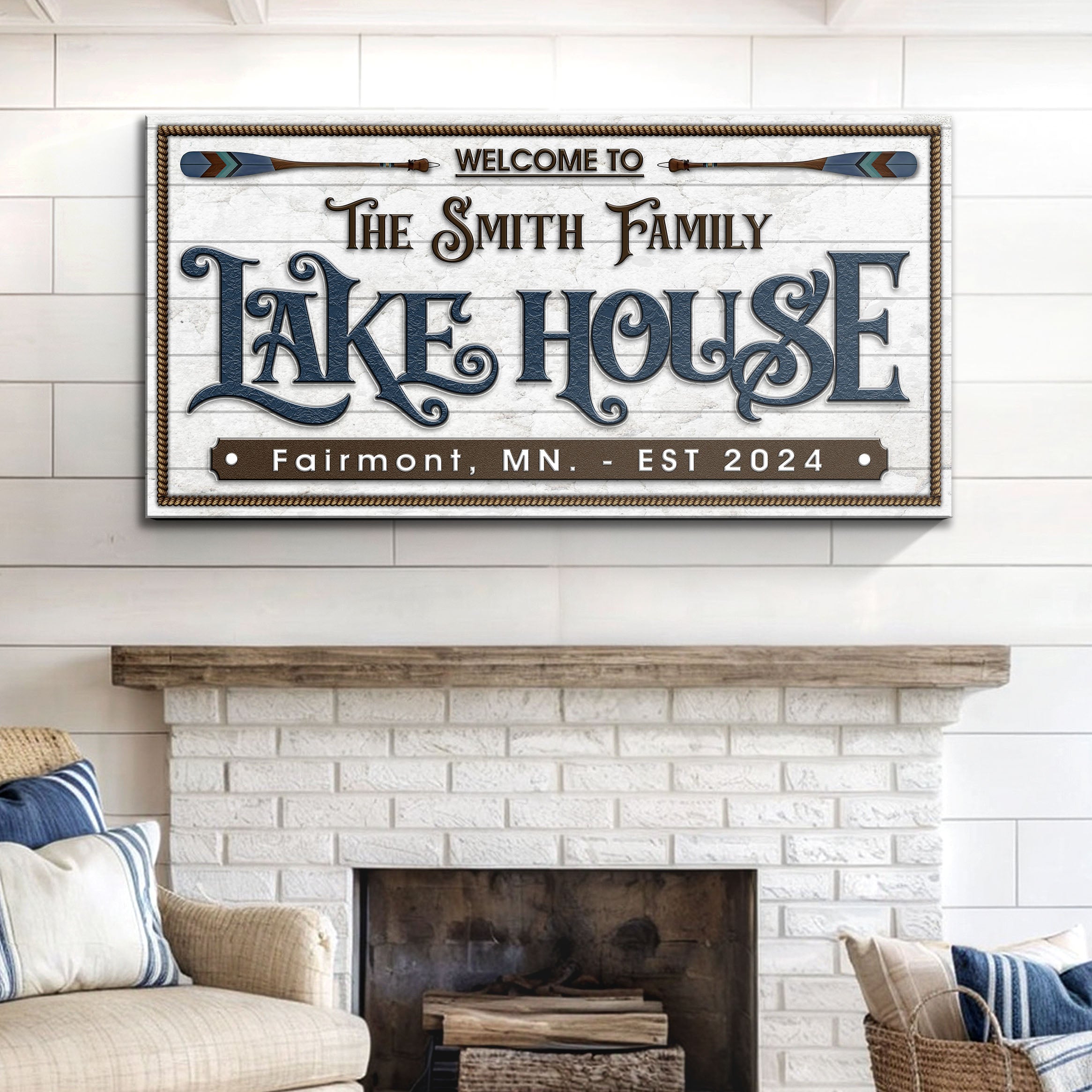 Lake House Sign XII on sale at MyriadMart