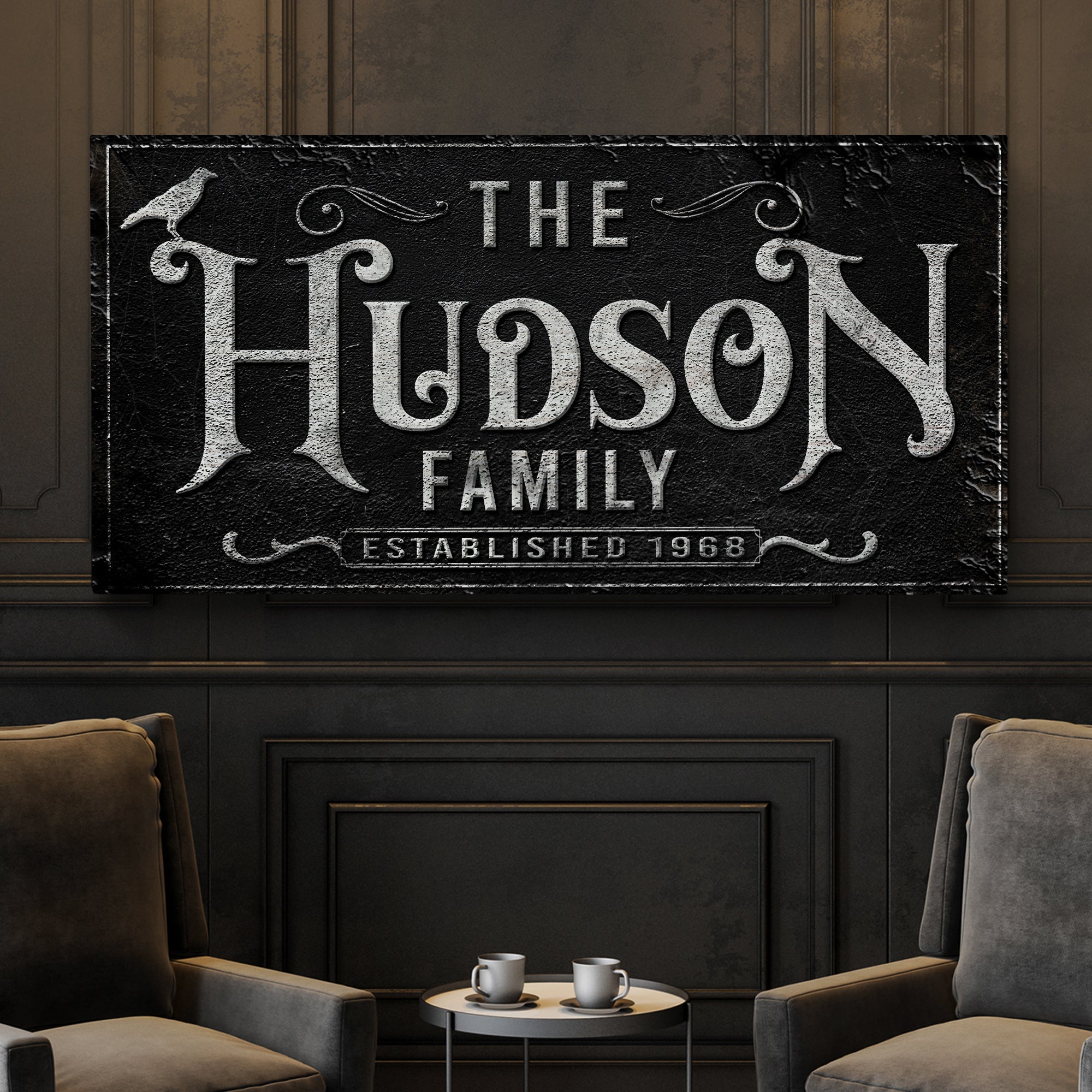 Personalized Gothic Sign IV on sale at MyriadMart