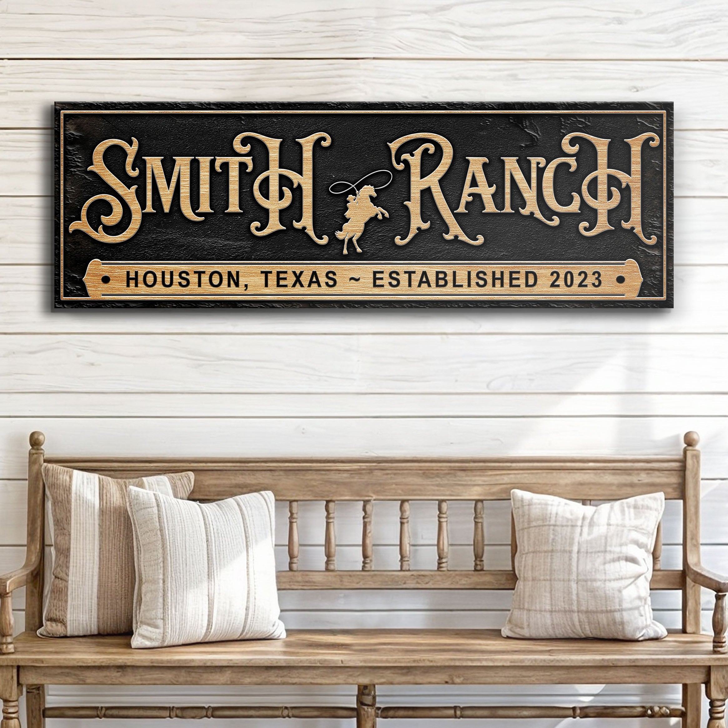 Personalized Horse Ranch Sign on sale at MyriadMart