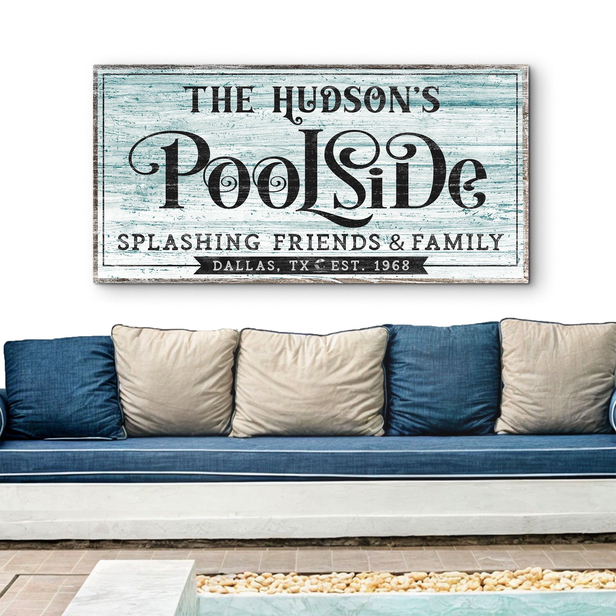 Personalized Poolside Sign on sale at MyriadMart