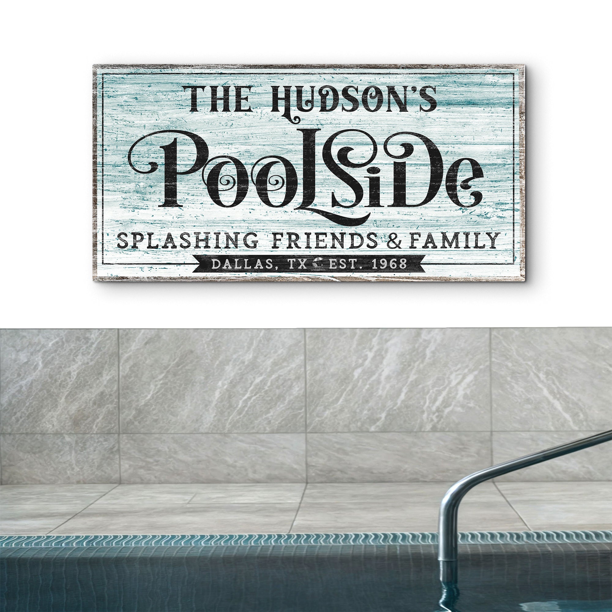 Personalized Poolside Sign on sale at MyriadMart