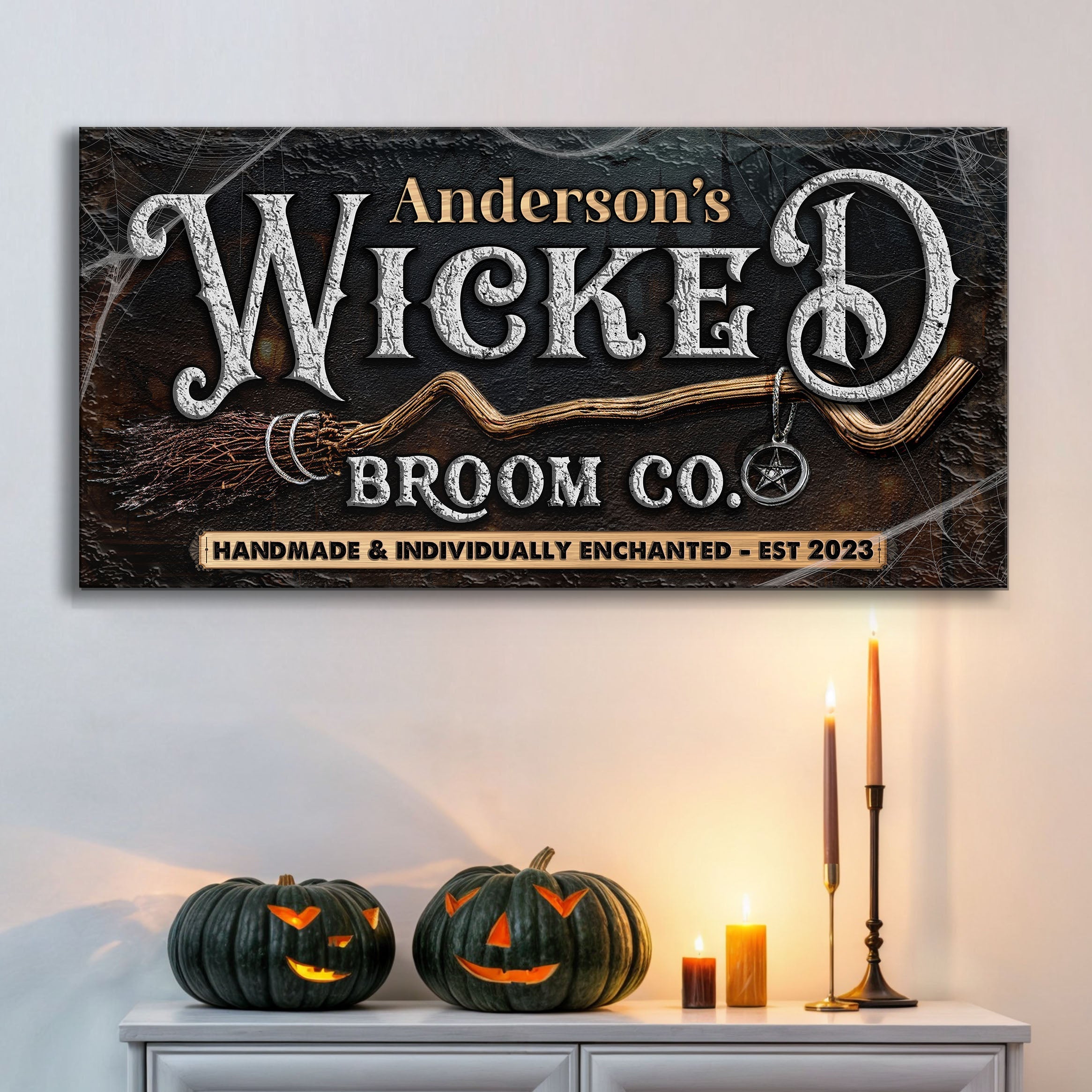 Personalized Wicked Halloween Sign II on sale at MyriadMart