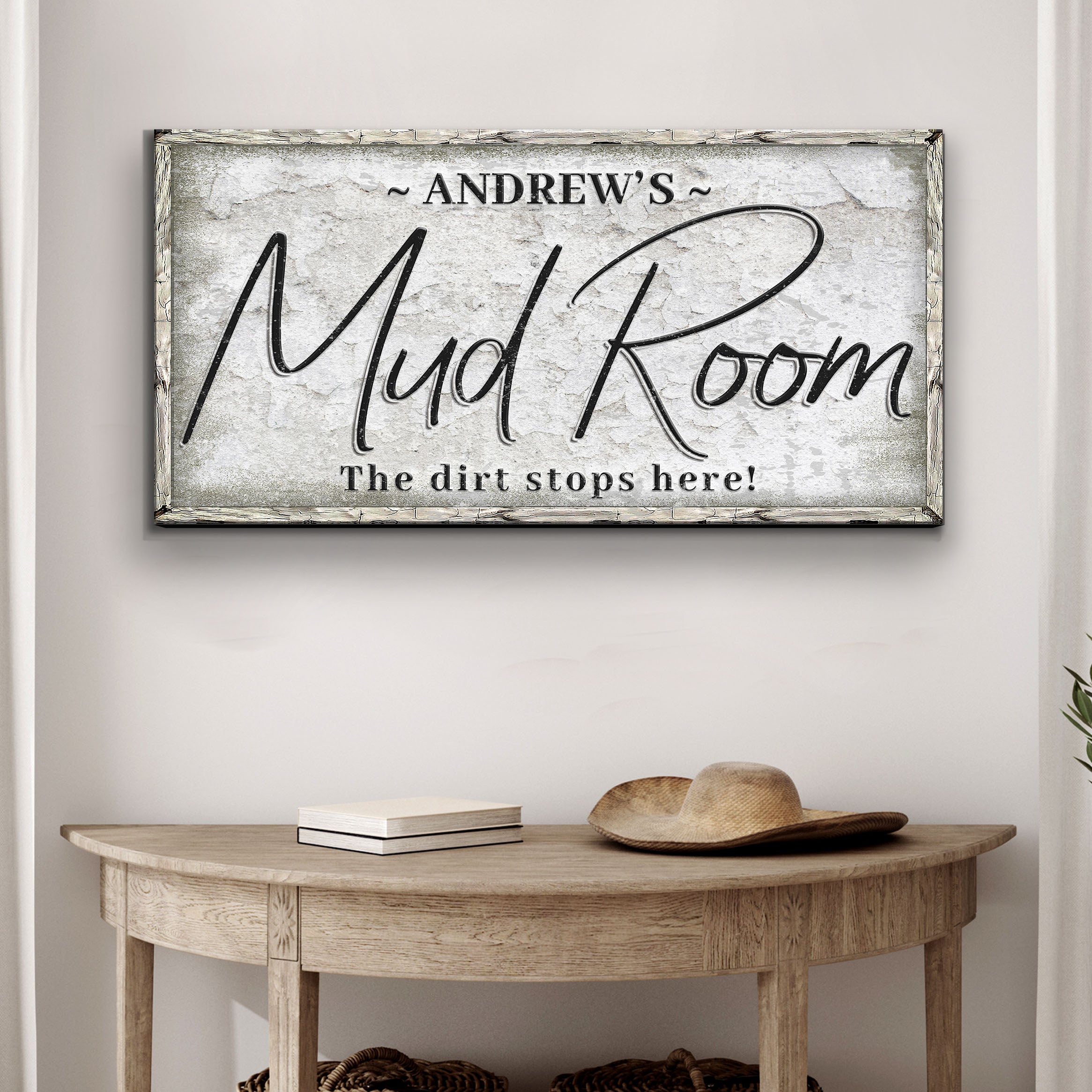 Personalized Mud Room Sign II on sale at MyriadMart