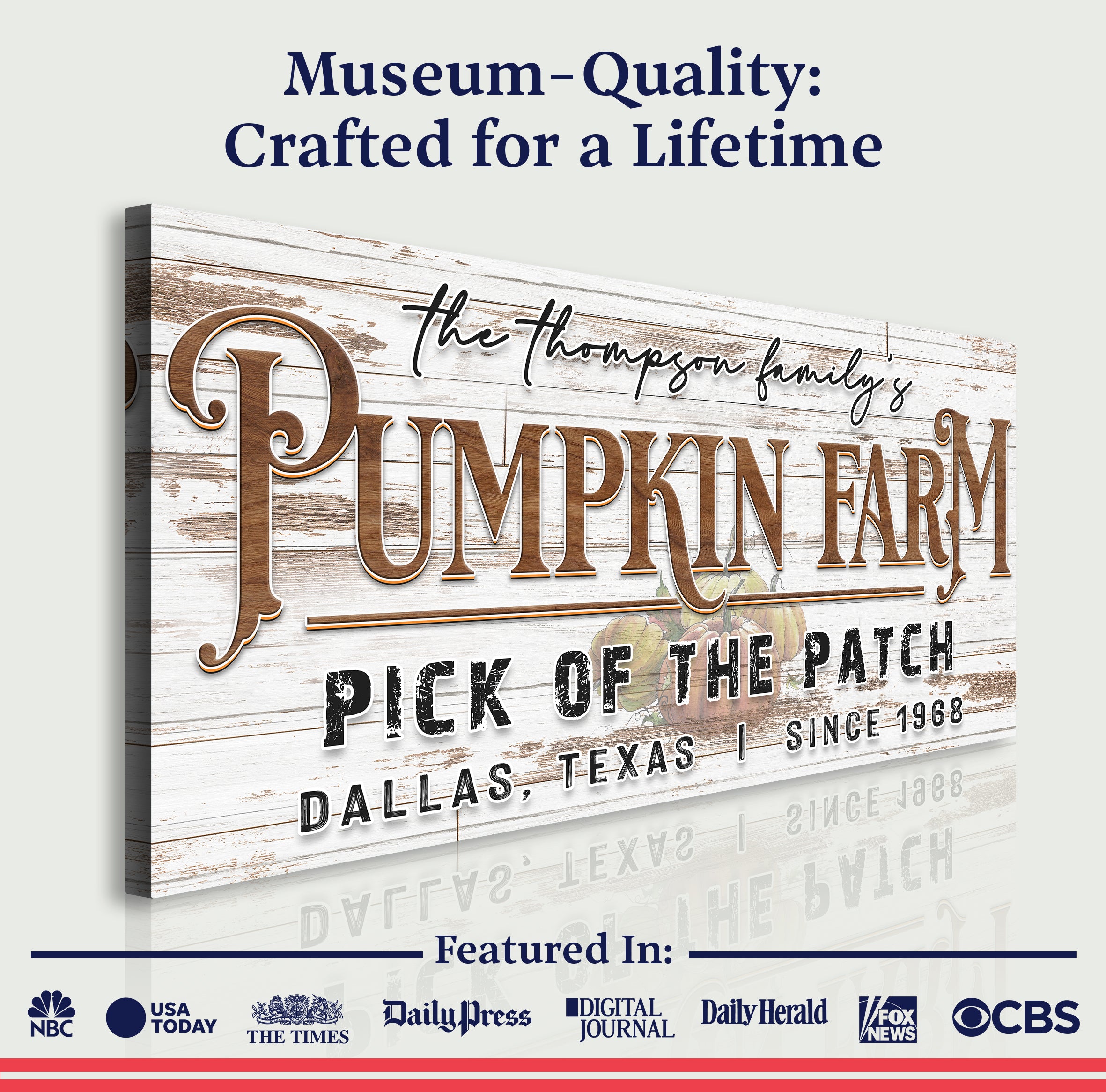 Pick Of The Patch Pumpkin Farm Sign II on sale at MyriadMart