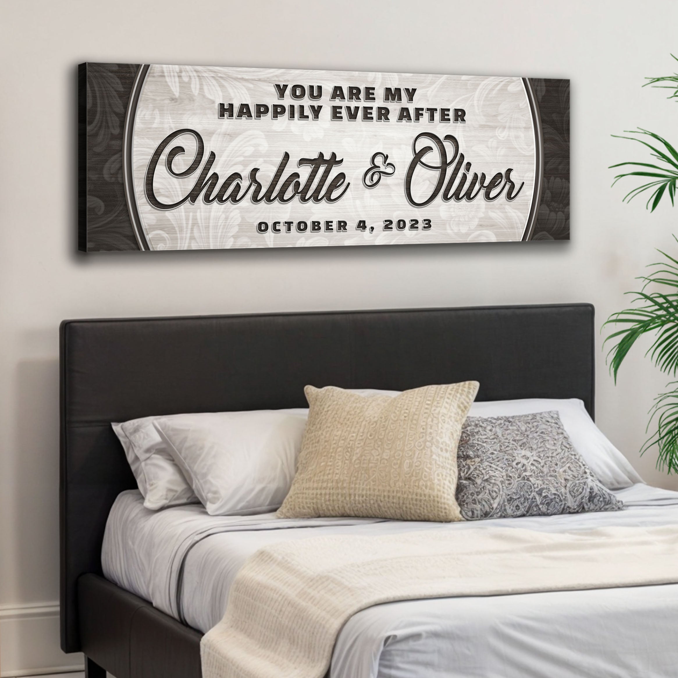 Personalized Happily Ever After Couple Sign III on sale at MyriadMart