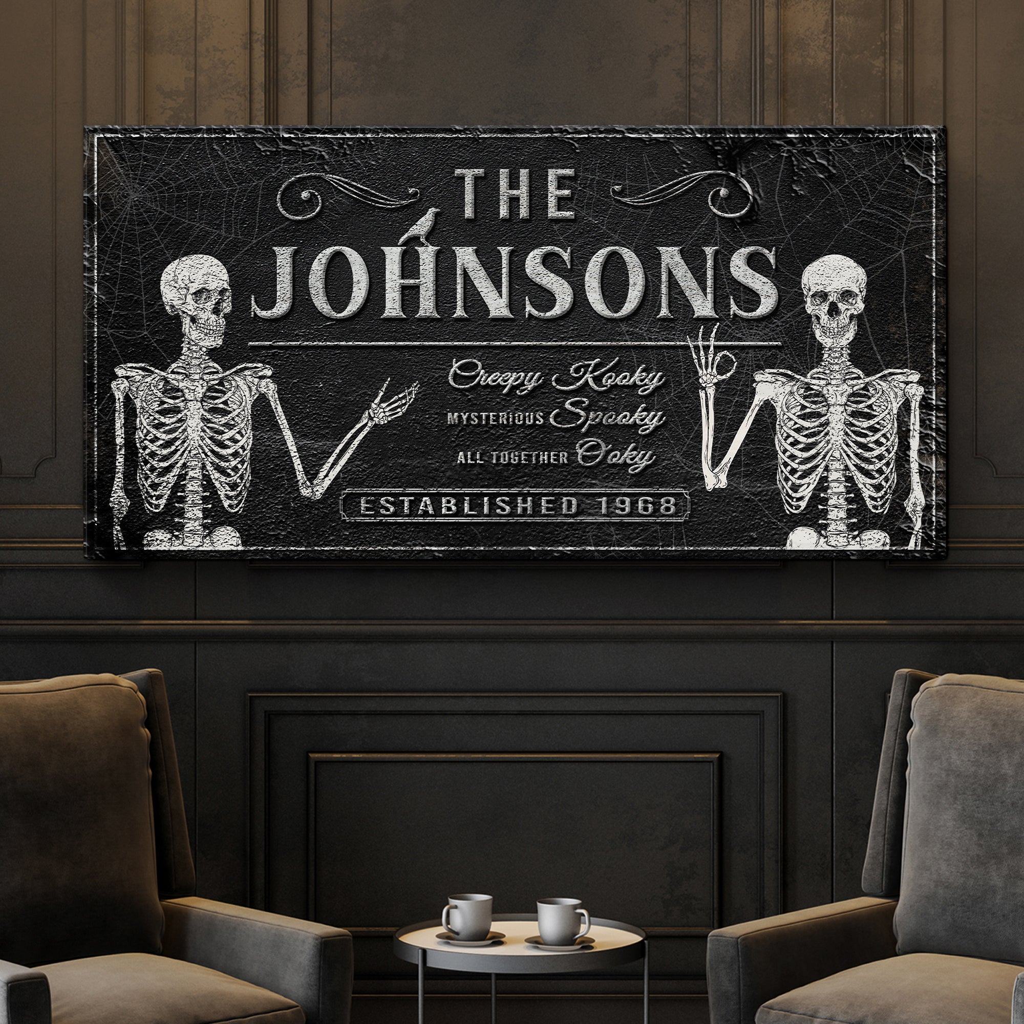 Gothic Family Sign V on sale at MyriadMart