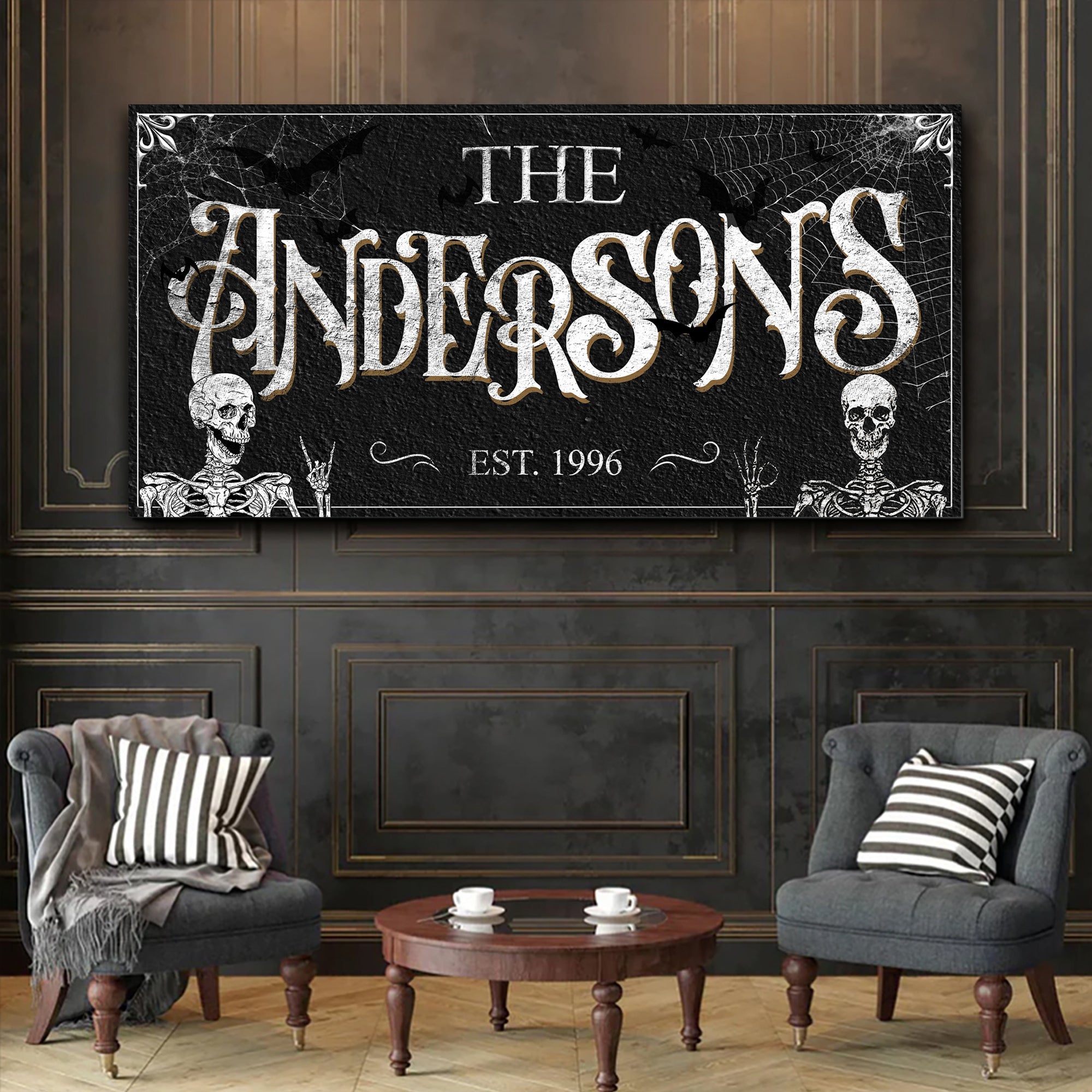 Personalized Gothic Sign V on sale at MyriadMart