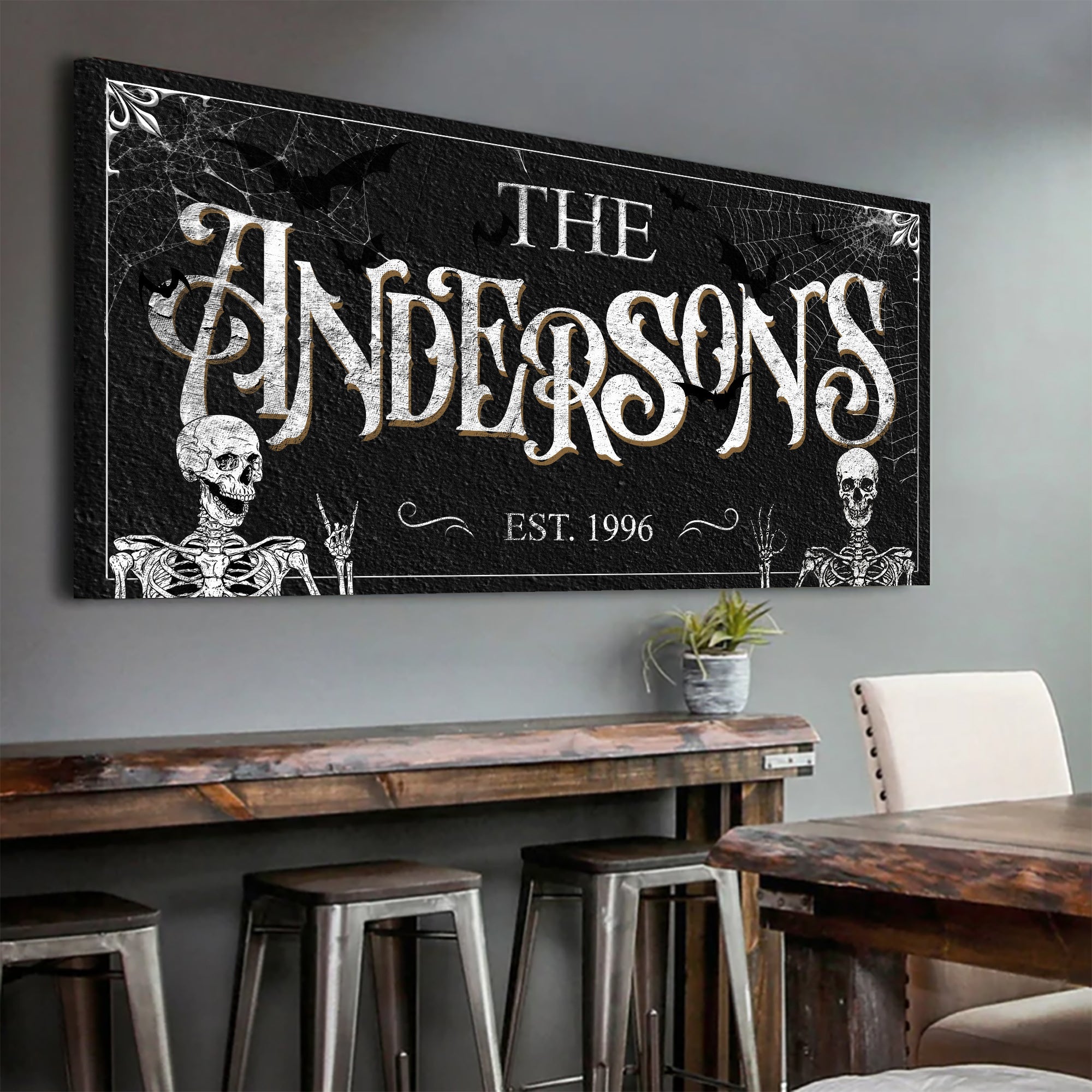 Personalized Gothic Sign V on sale at MyriadMart