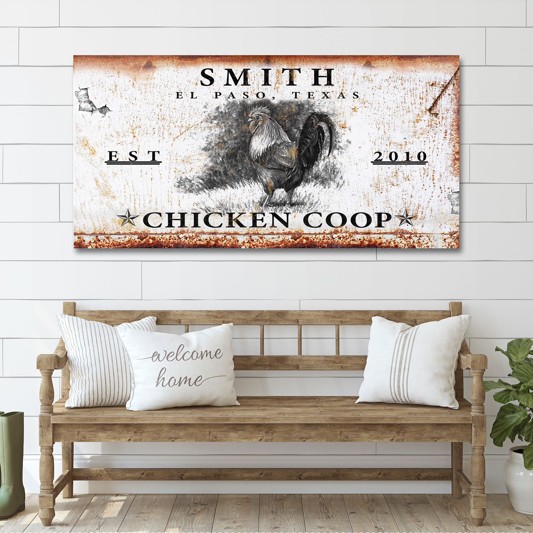 Chicken Coop Sign VI on sale at MyriadMart