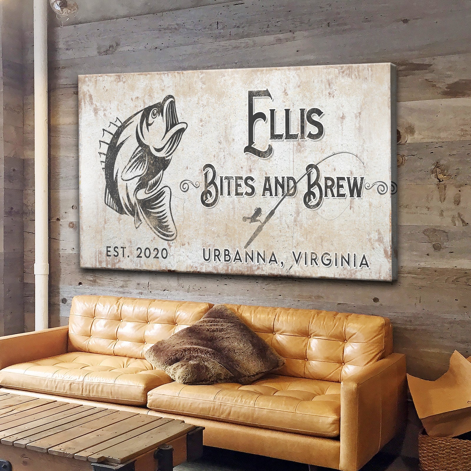 Bites and Brews Sign on sale at MyriadMart